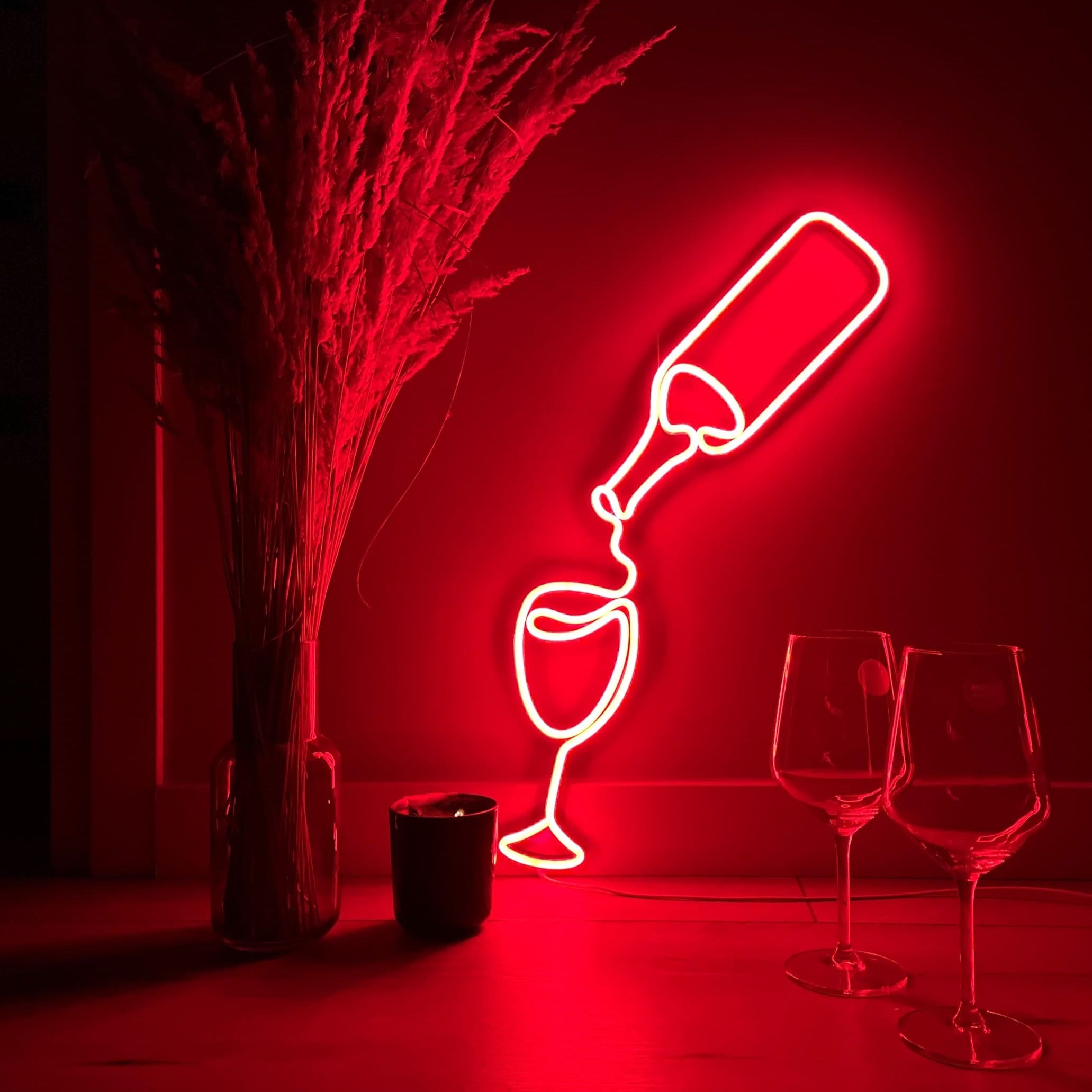 Wine Neon Art neon sign - Neonon