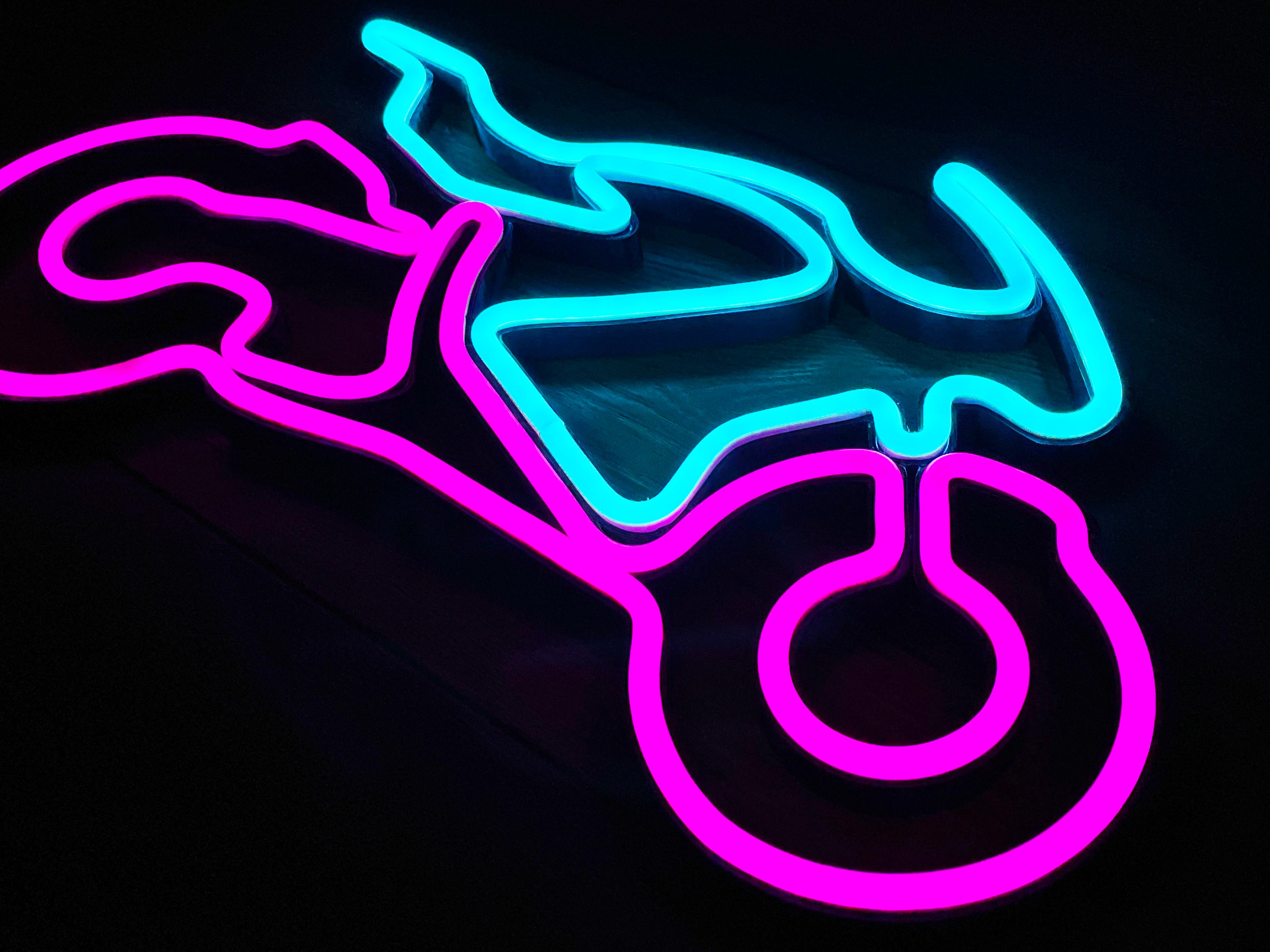 Sportbike neon sign - Neonon