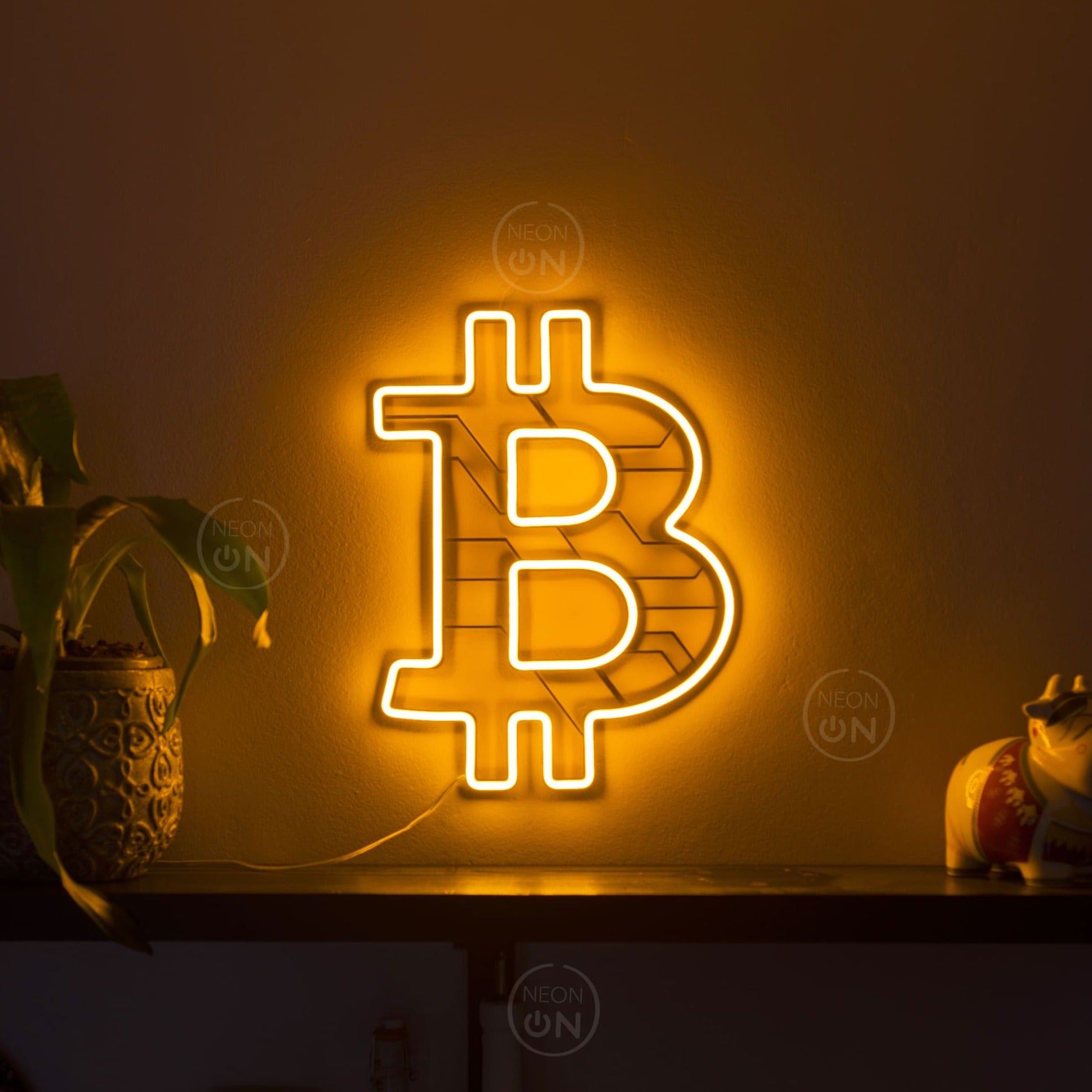 Bitcoin crypto Light neon sign - Neonon