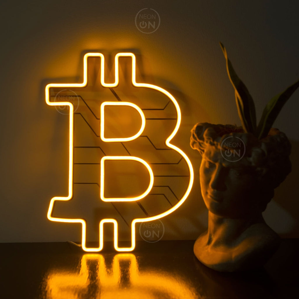 Bitcoin crypto Light neon sign - Neonon