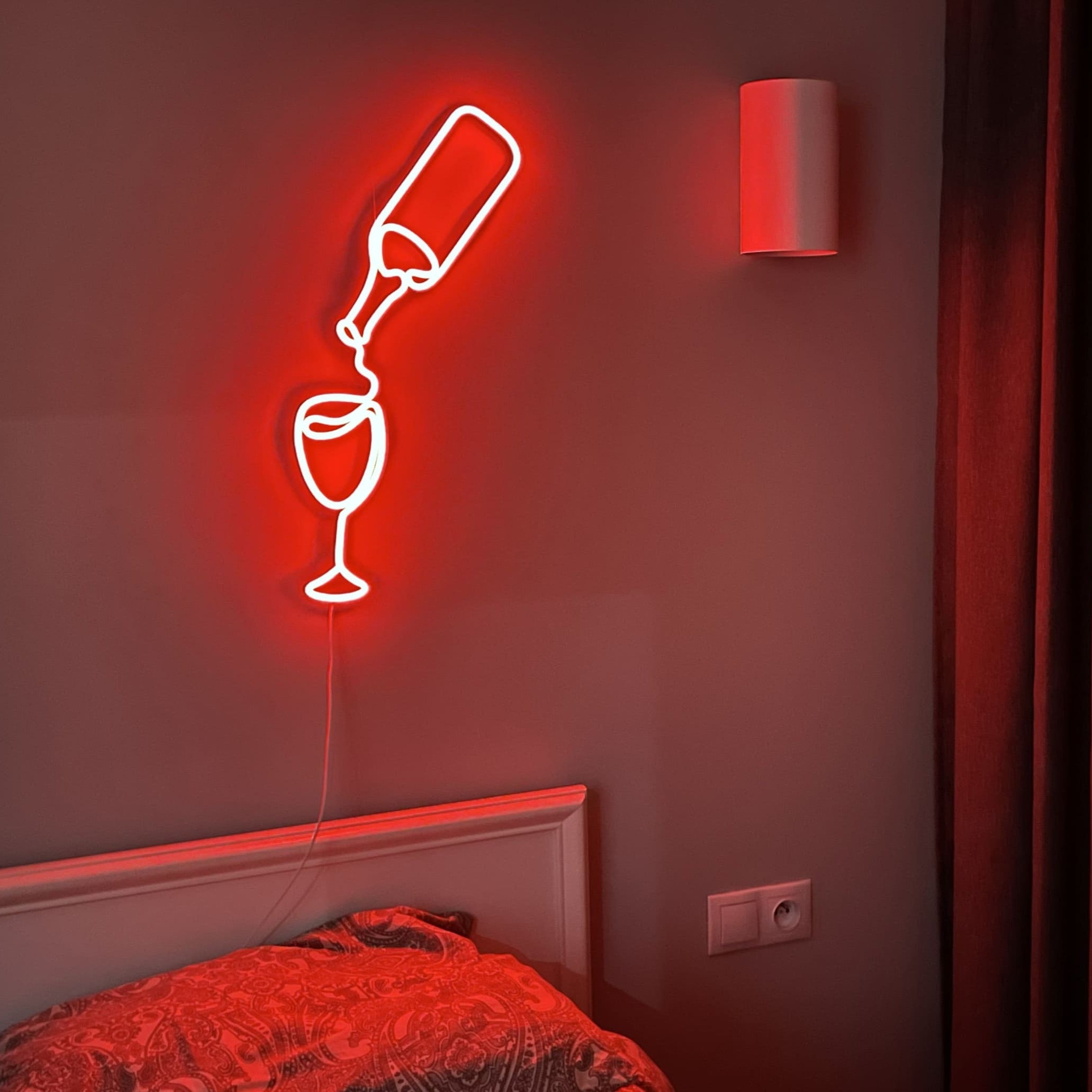 Wine Neon Art neon sign - Neonon