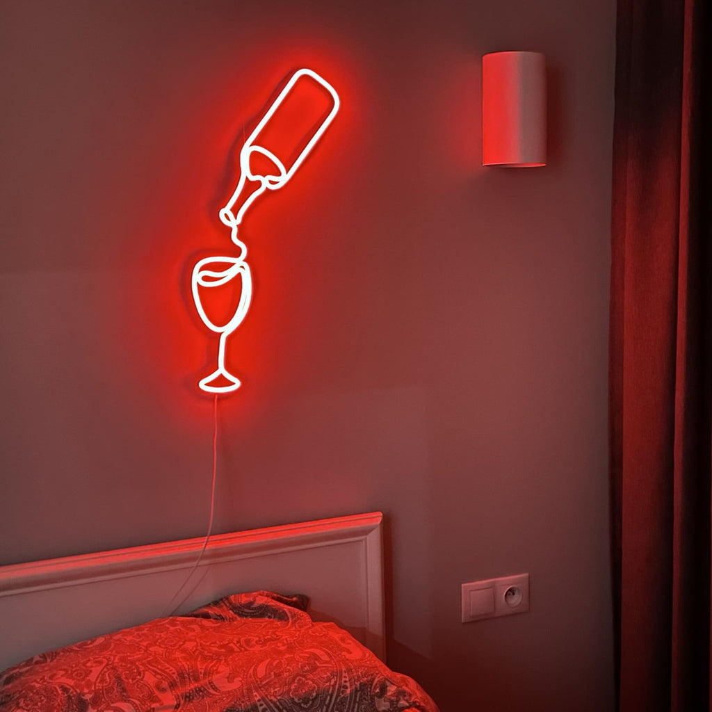 Wine Neon Art neon sign - Neonon