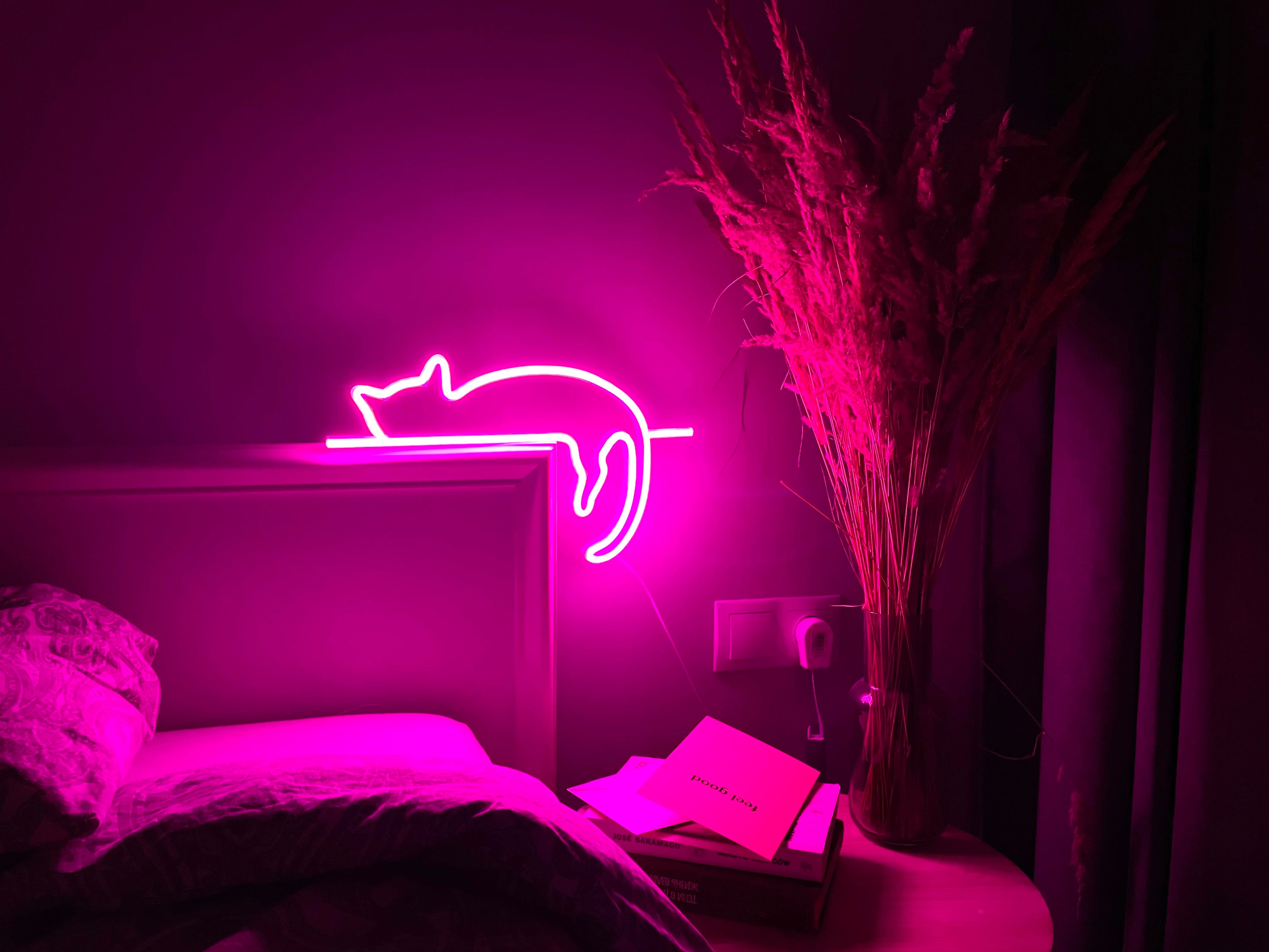 Lazy Cat neon sign - Neonon