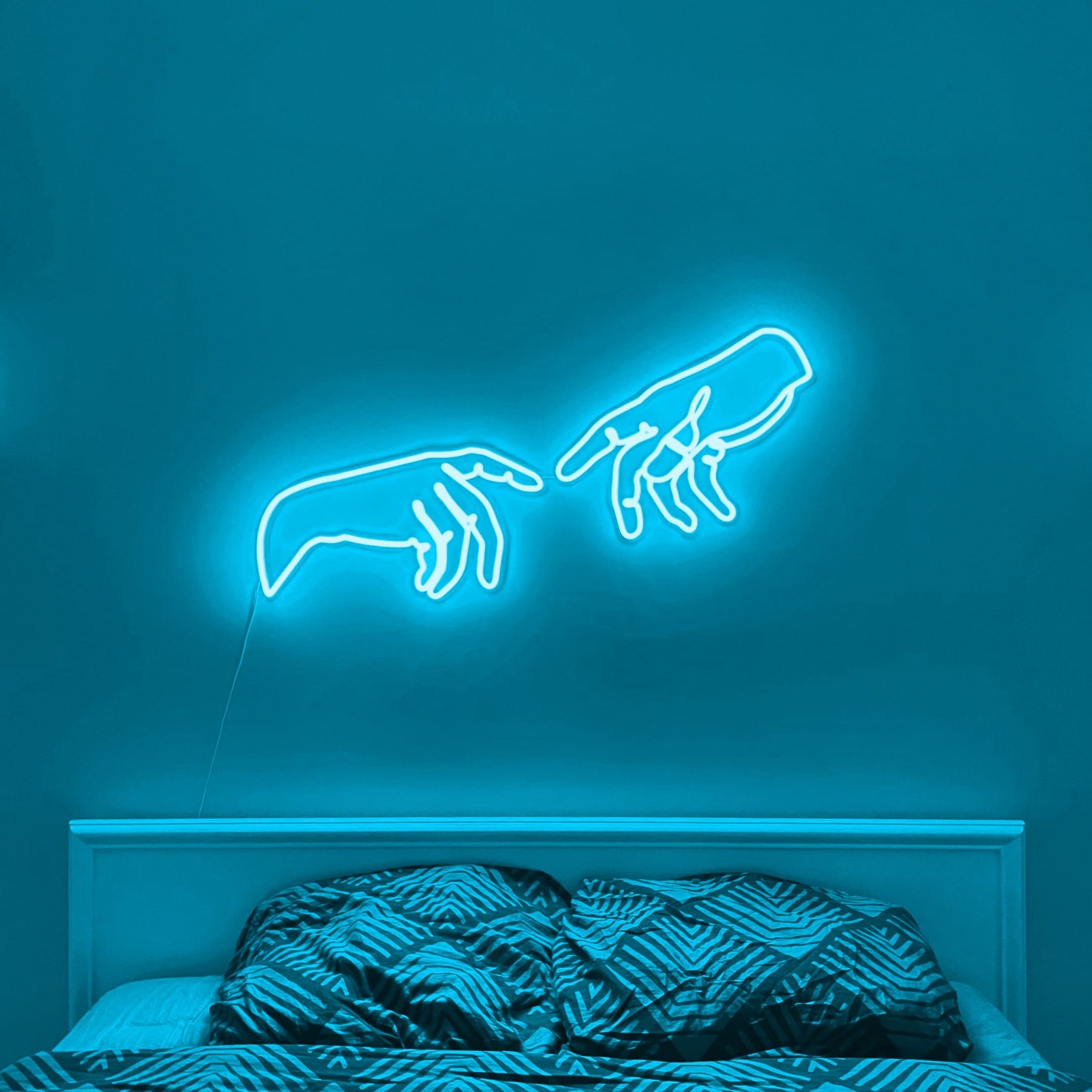 Hands Of God And Adam neon sign - Neonon