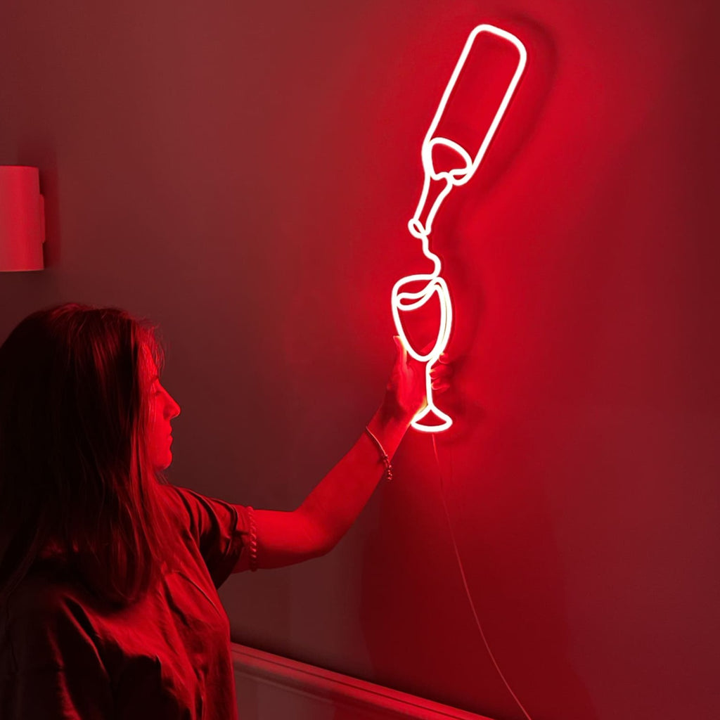 Wine Neon Art neon sign - Neonon