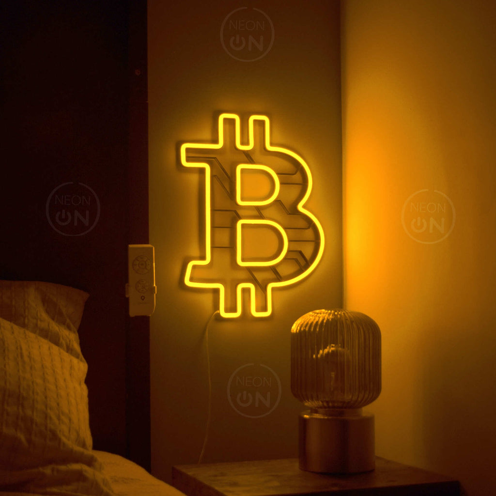 Bitcoin crypto Light neon sign - Neonon