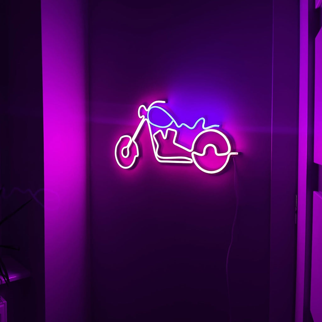 Motorbike Chopper Neon Sign - Neonon