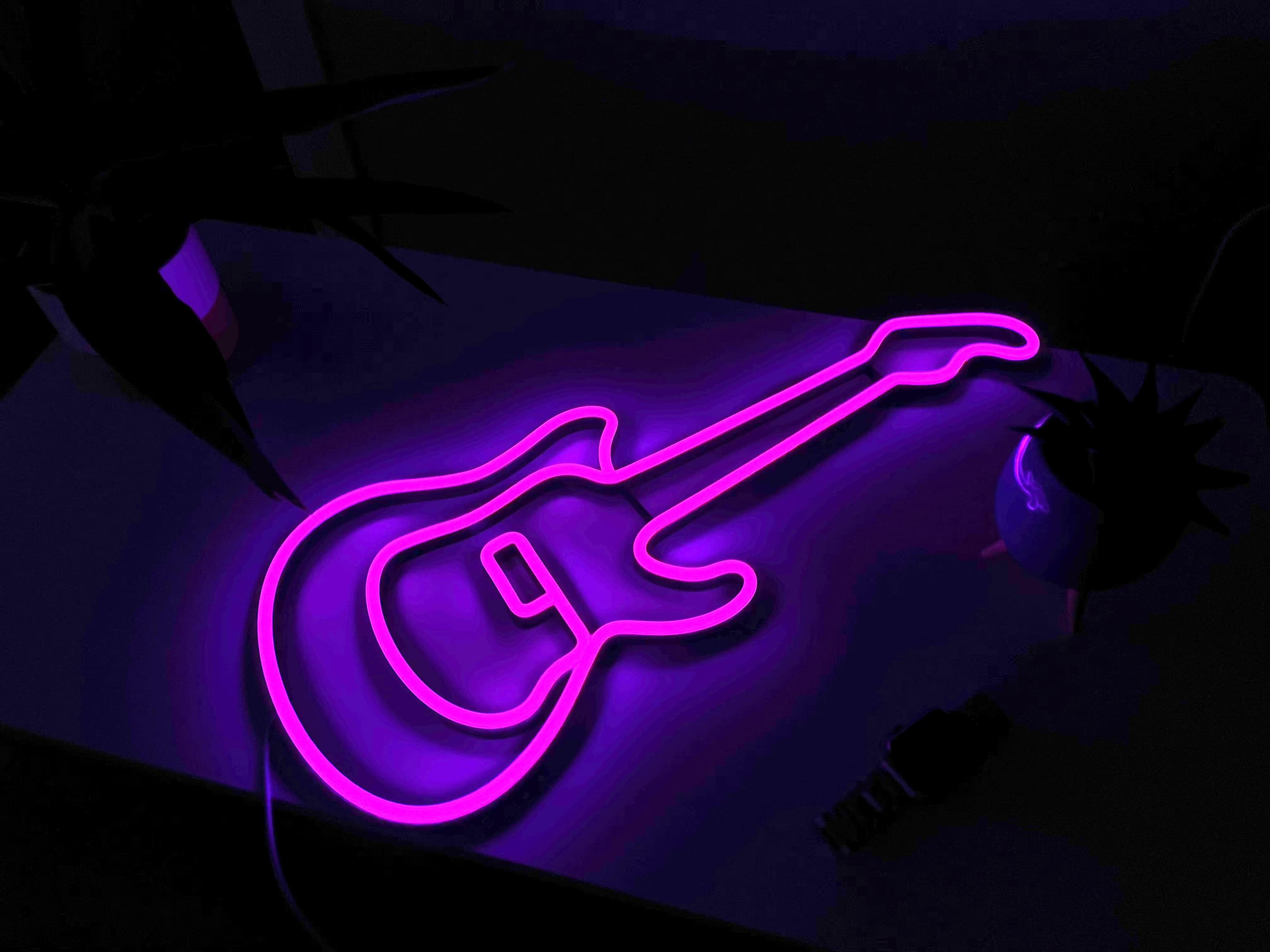 Guitar Neon Sign - Neonon