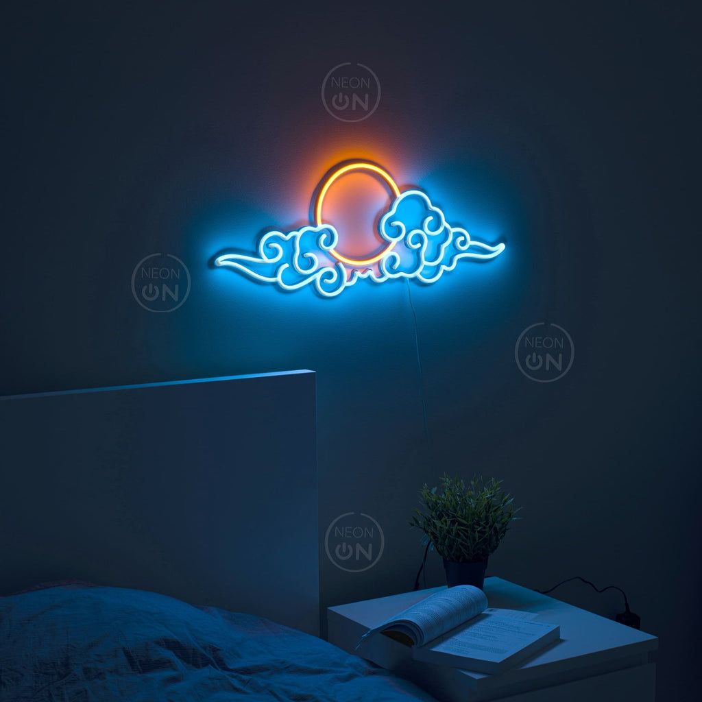 Sunset Clouds Bedroom Decor neon sign - Neonon