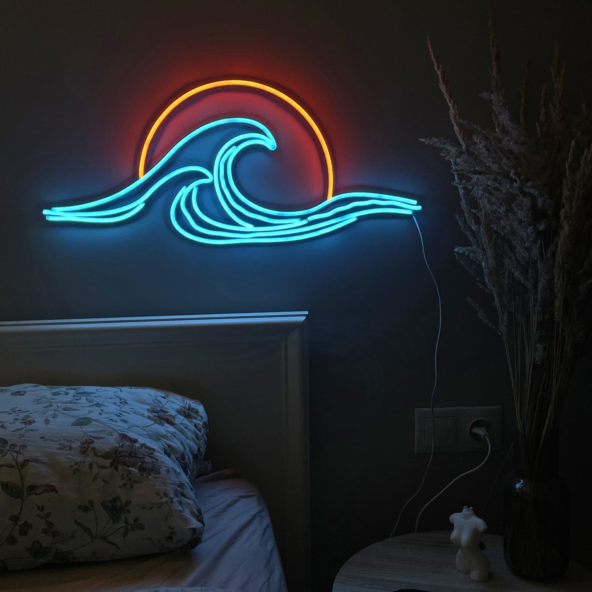 Wave Sunset neon sign - Neonon