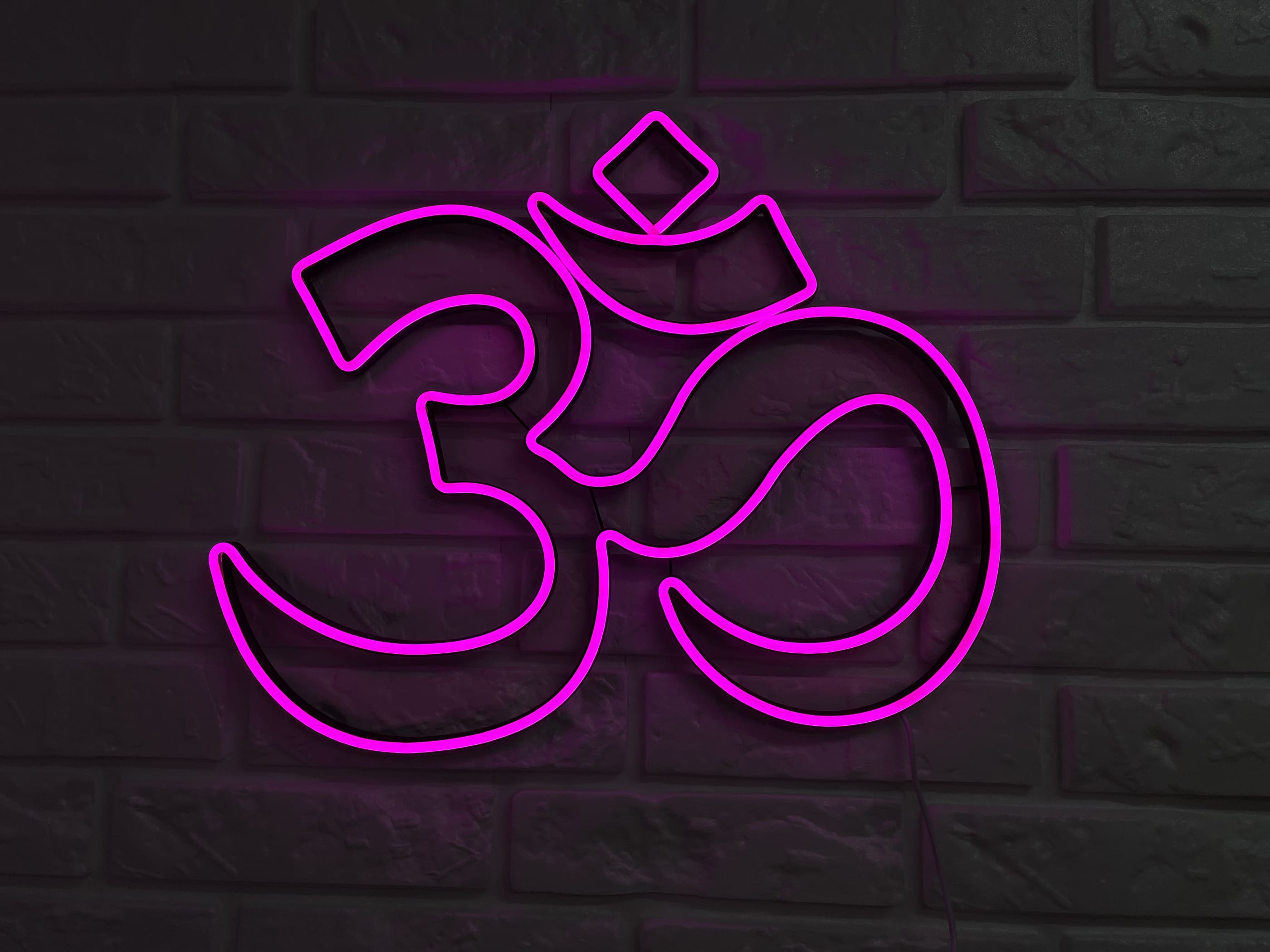 Om Symbol neon sign - Neonon