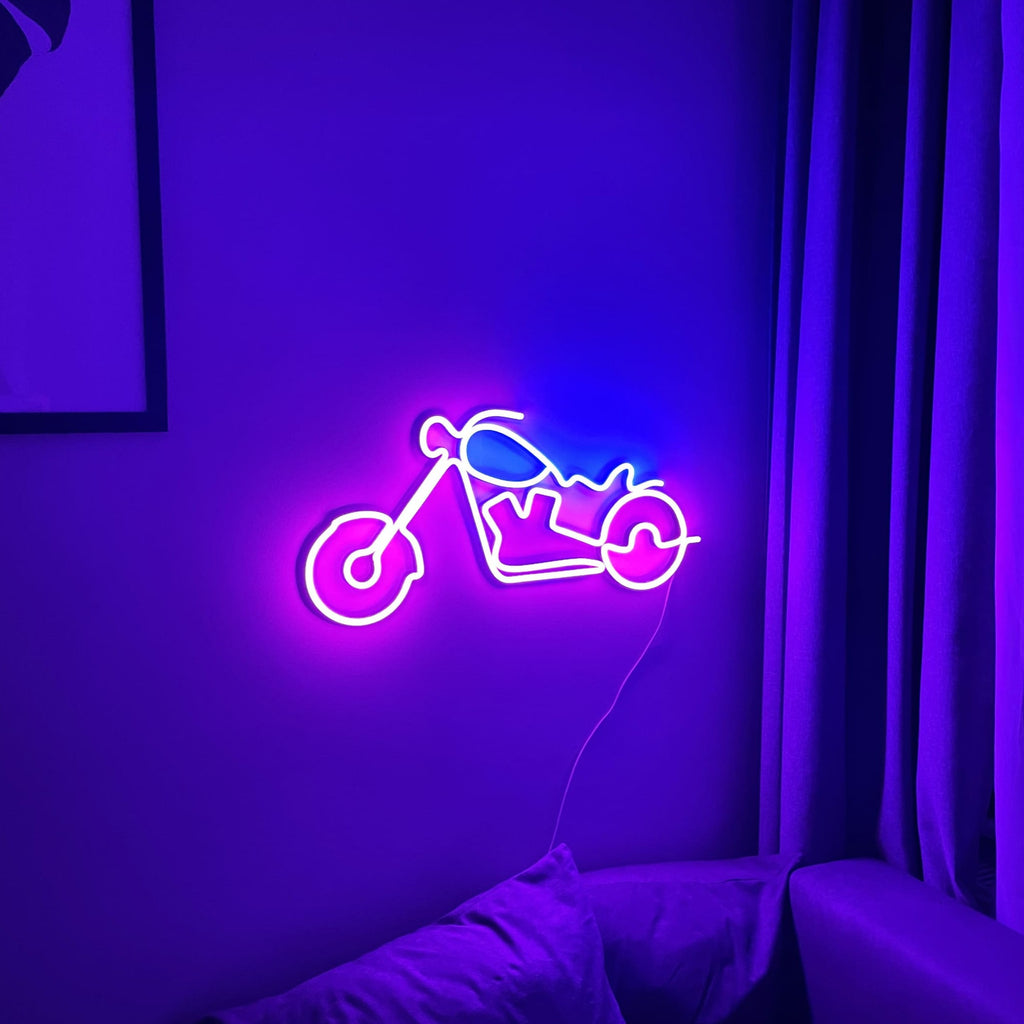 Motorbike Chopper Neon Sign - Neonon