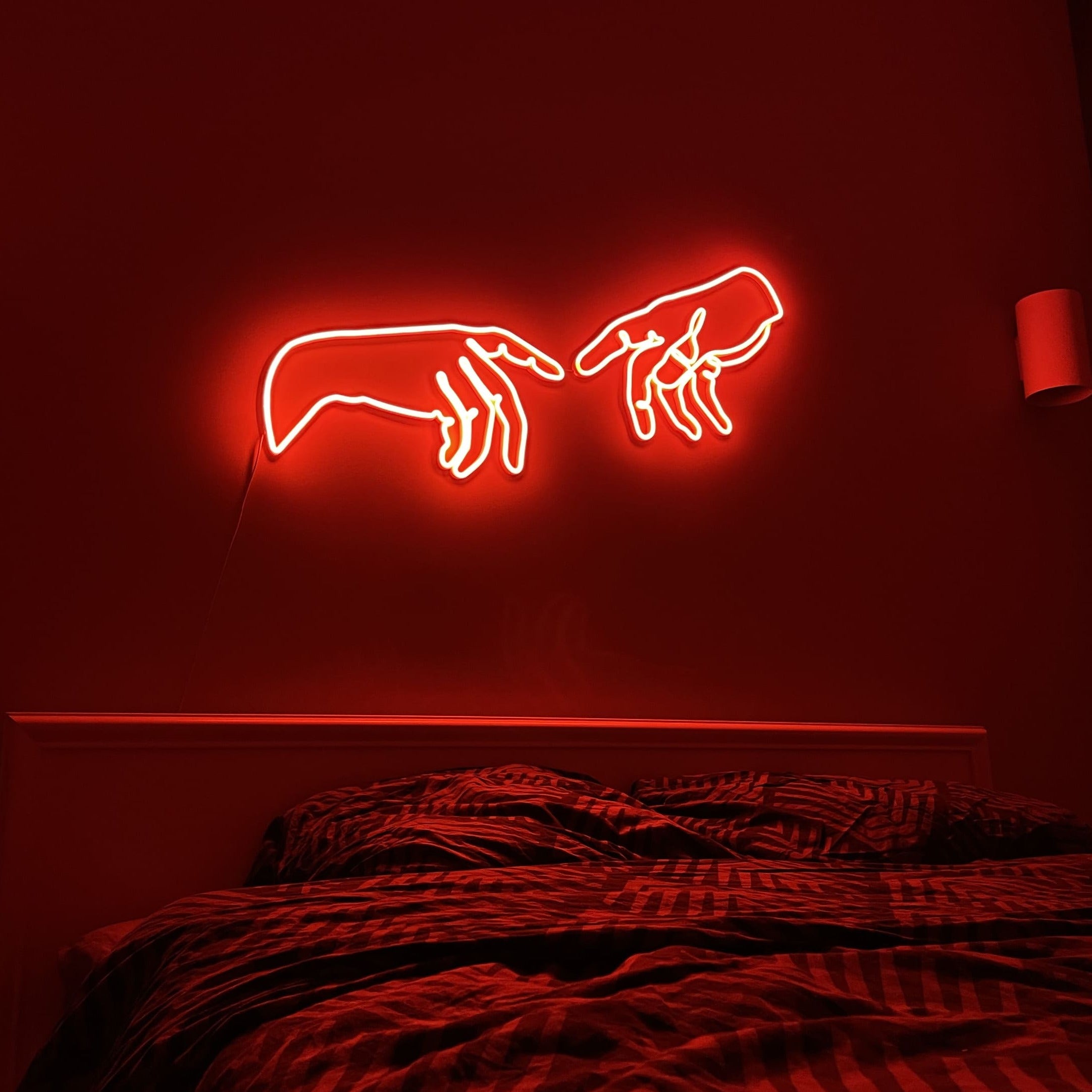 Hands Of God And Adam neon sign - Neonon