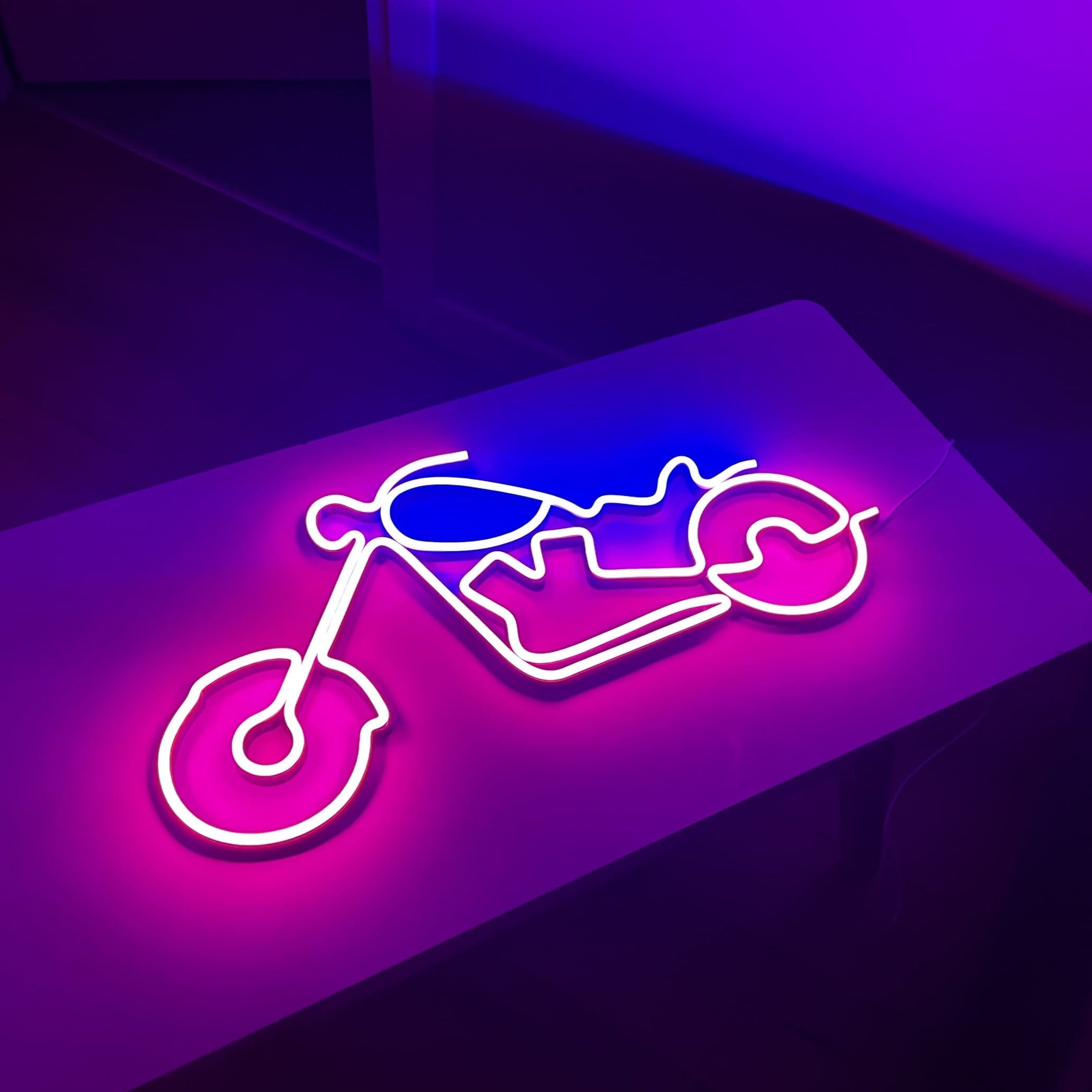 Motorbike Chopper Neon Sign - Neonon