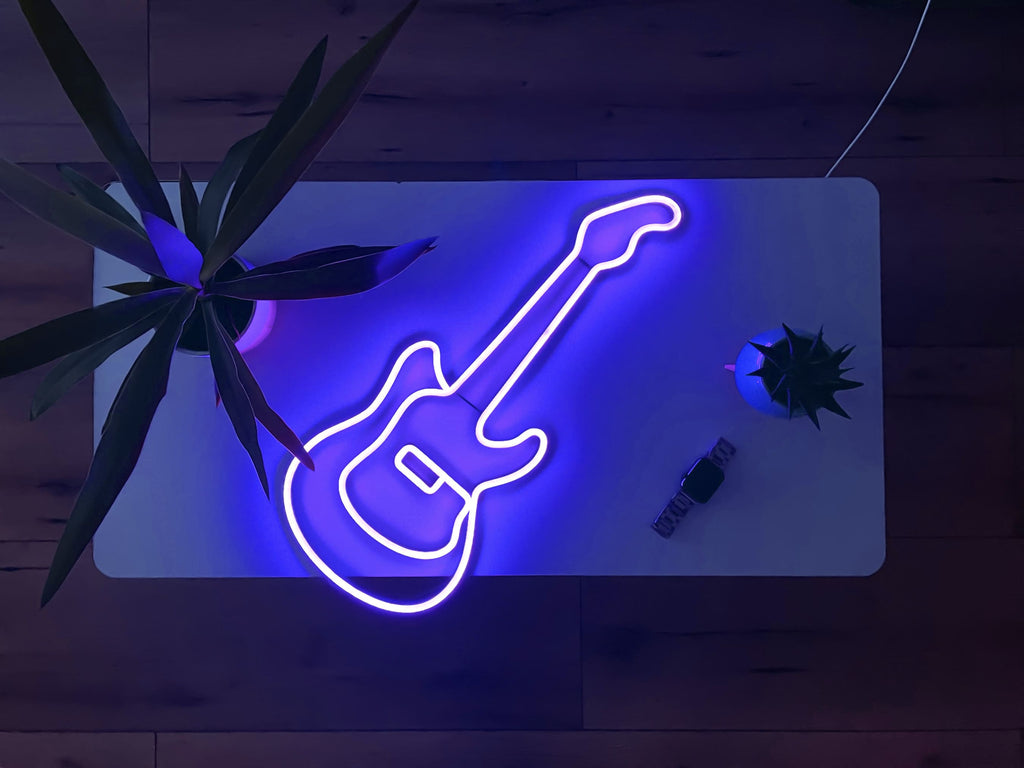 Guitar Neon Sign - Neonon