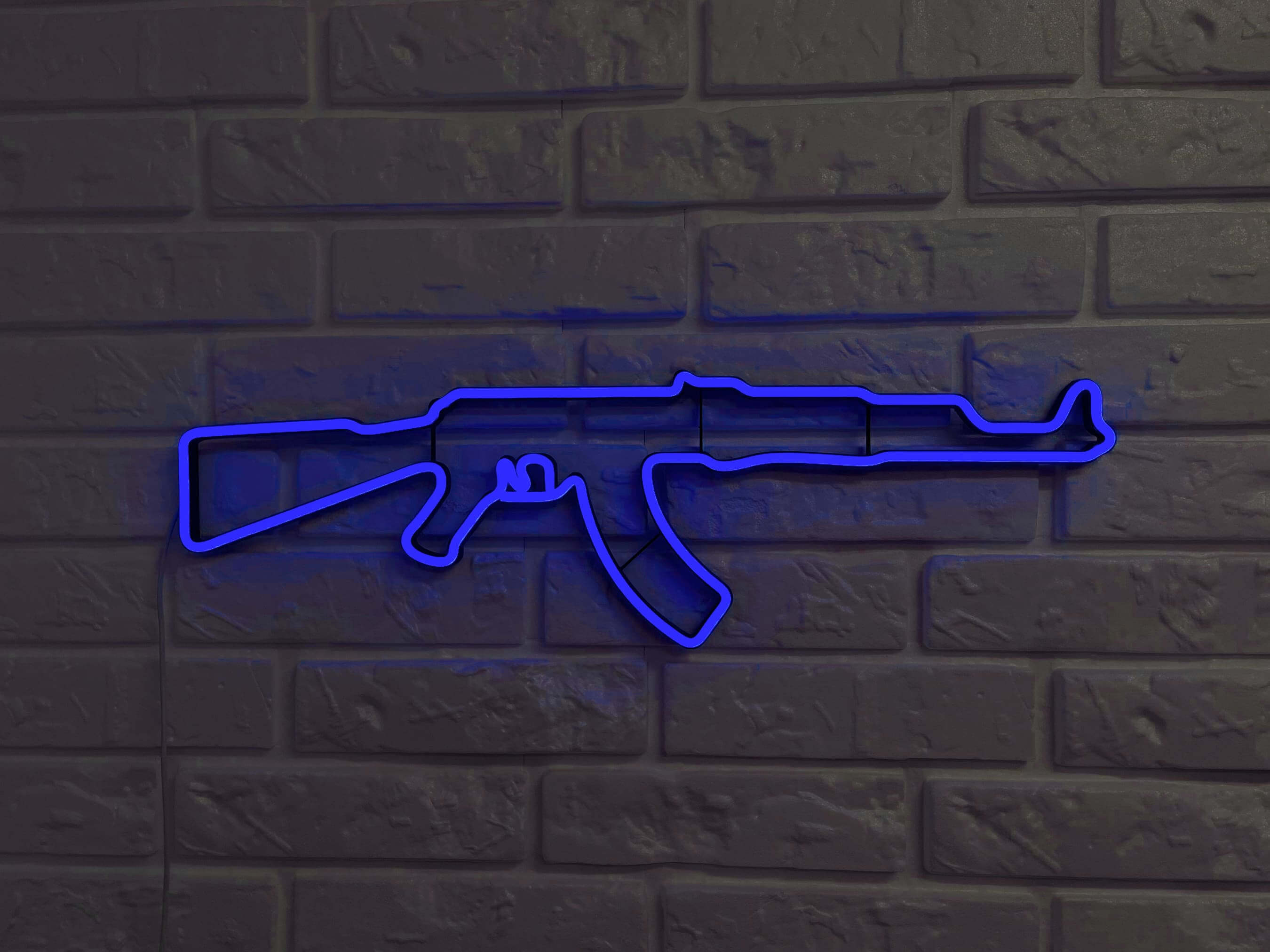 Ak 47 Rifle neon sign - Neonon