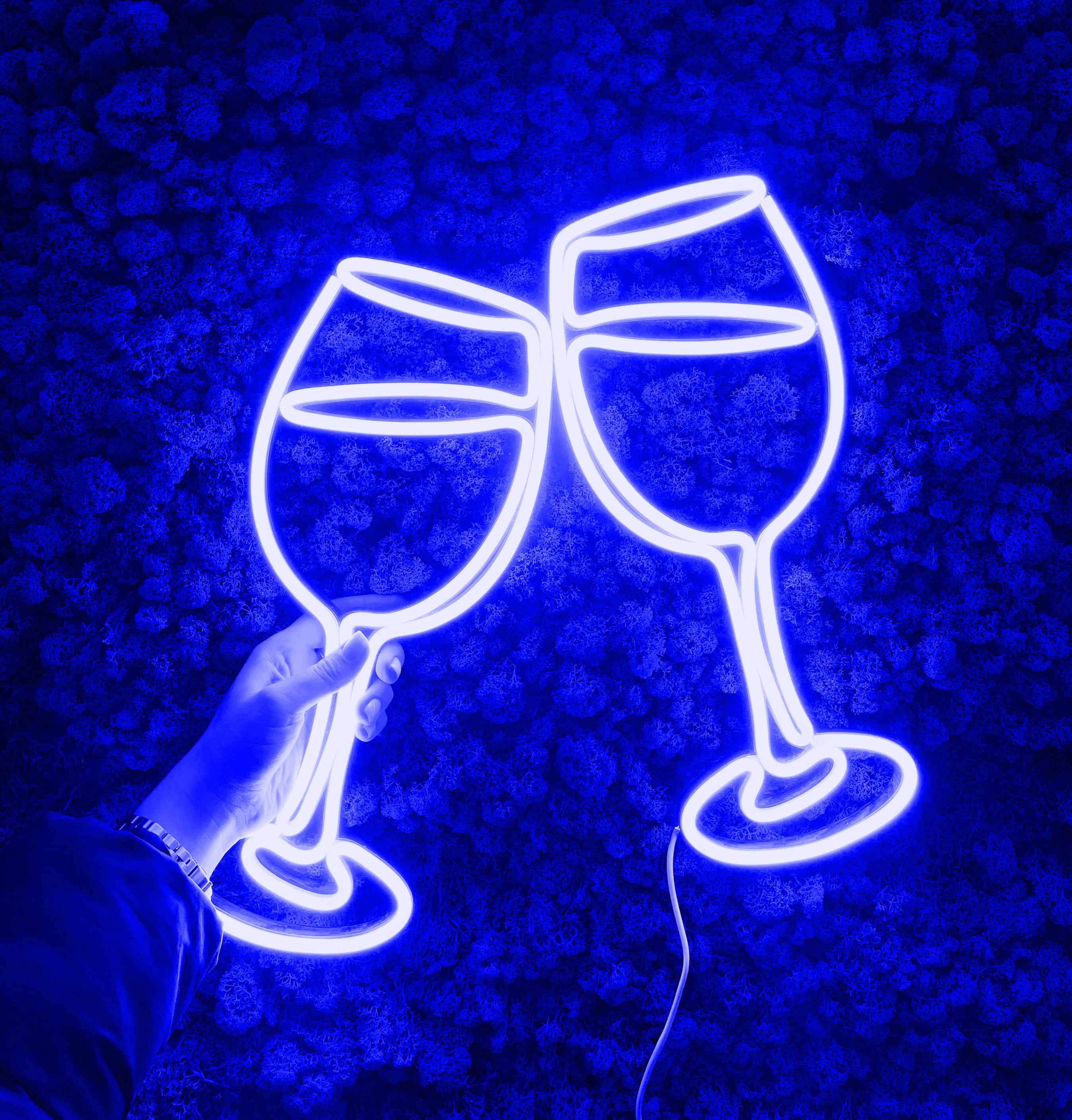 Wine Glasses neon sign - Neonon