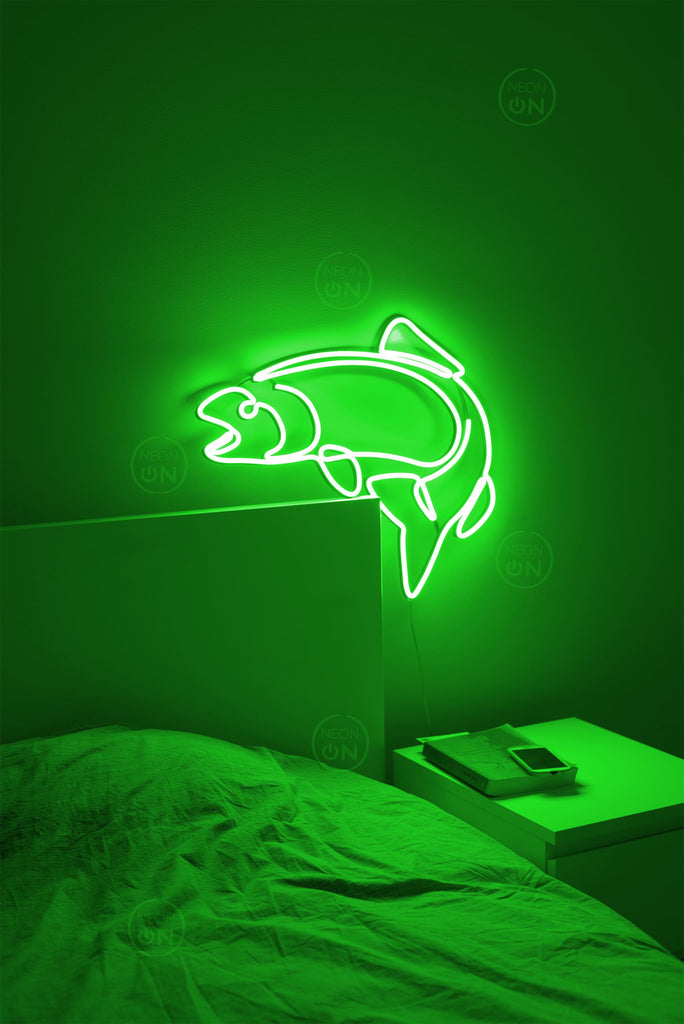 Salmon Fish neon sign - Neonon