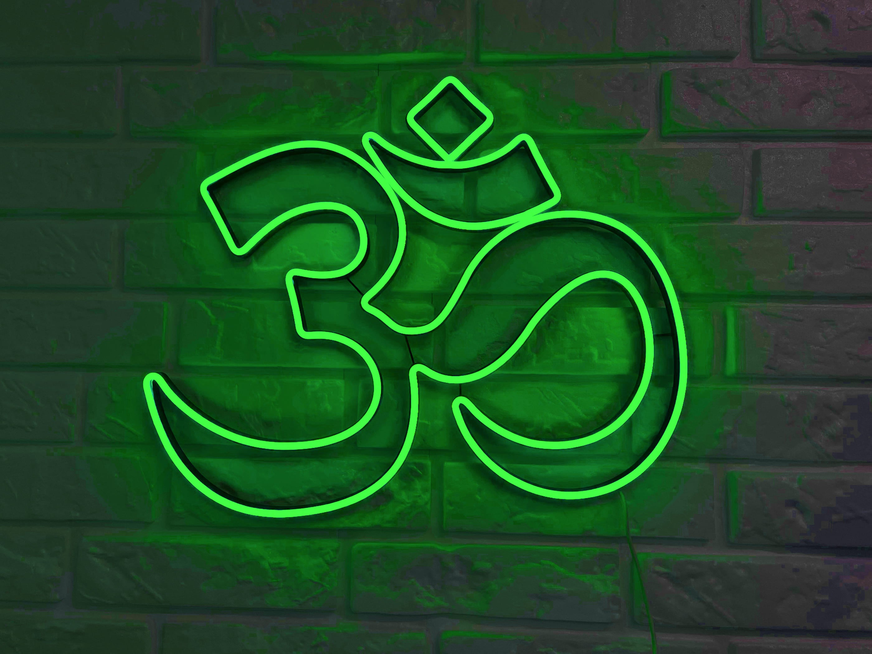 Om Symbol neon sign - Neonon