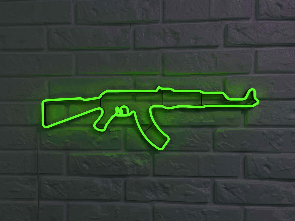 Ak 47 Rifle neon sign - Neonon