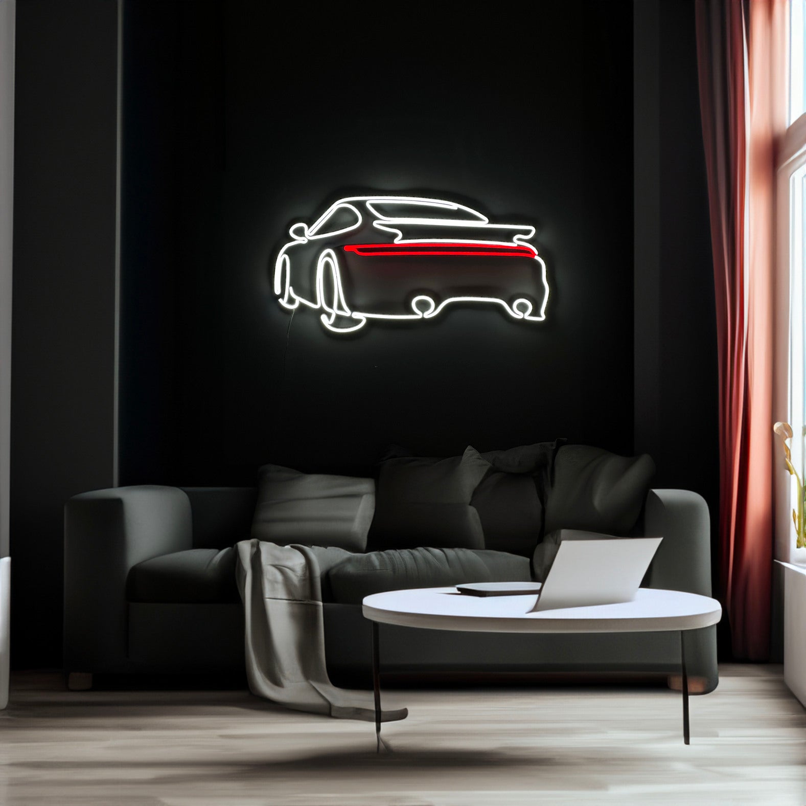 Porsche 911 neon sign - Neonon