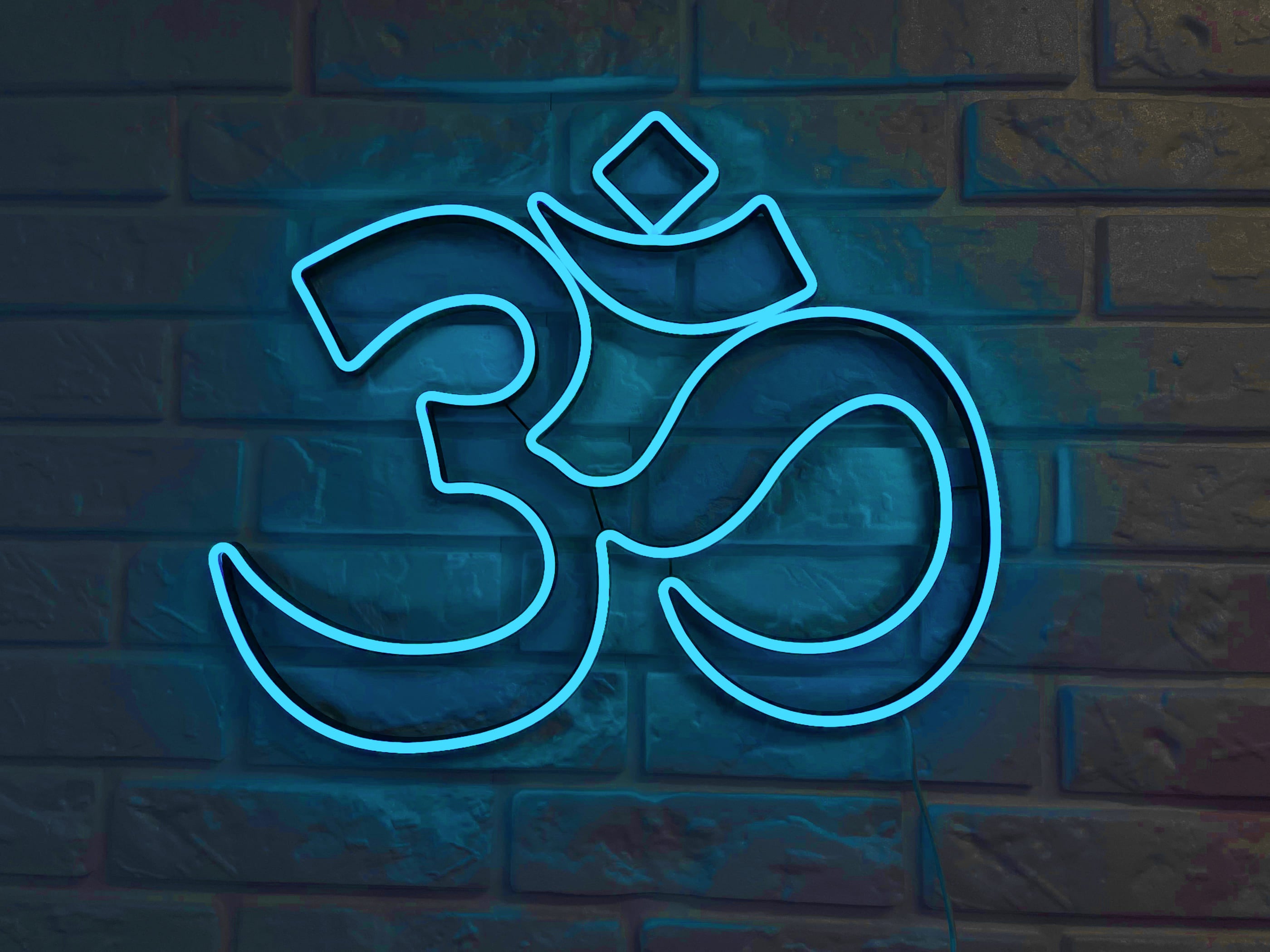 Om Symbol neon sign - Neonon