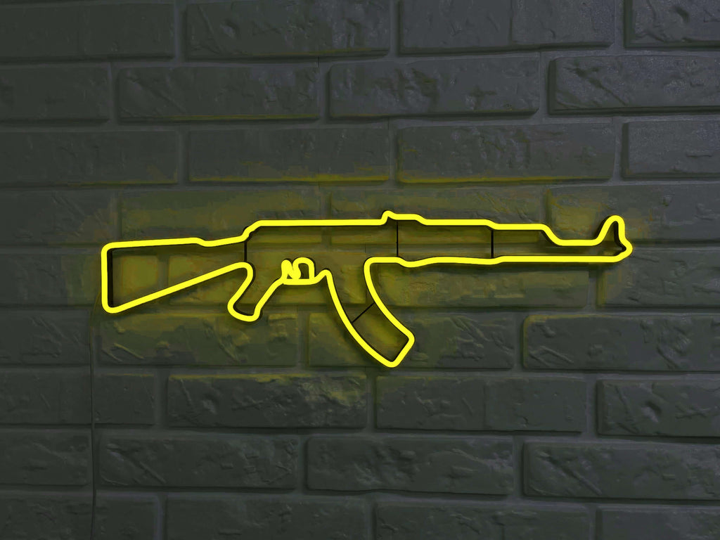 Ak 47 Rifle neon sign - Neonon