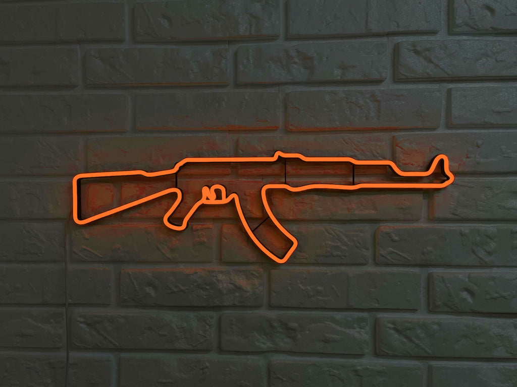 Ak 47 Rifle neon sign - Neonon