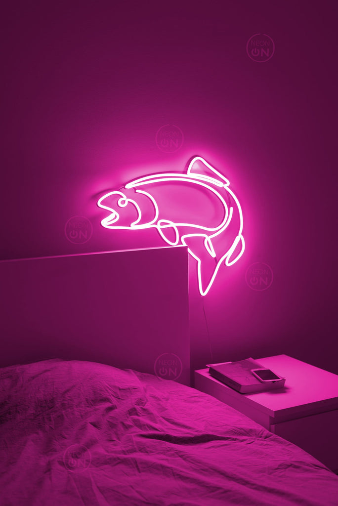 Salmon Fish neon sign - Neonon