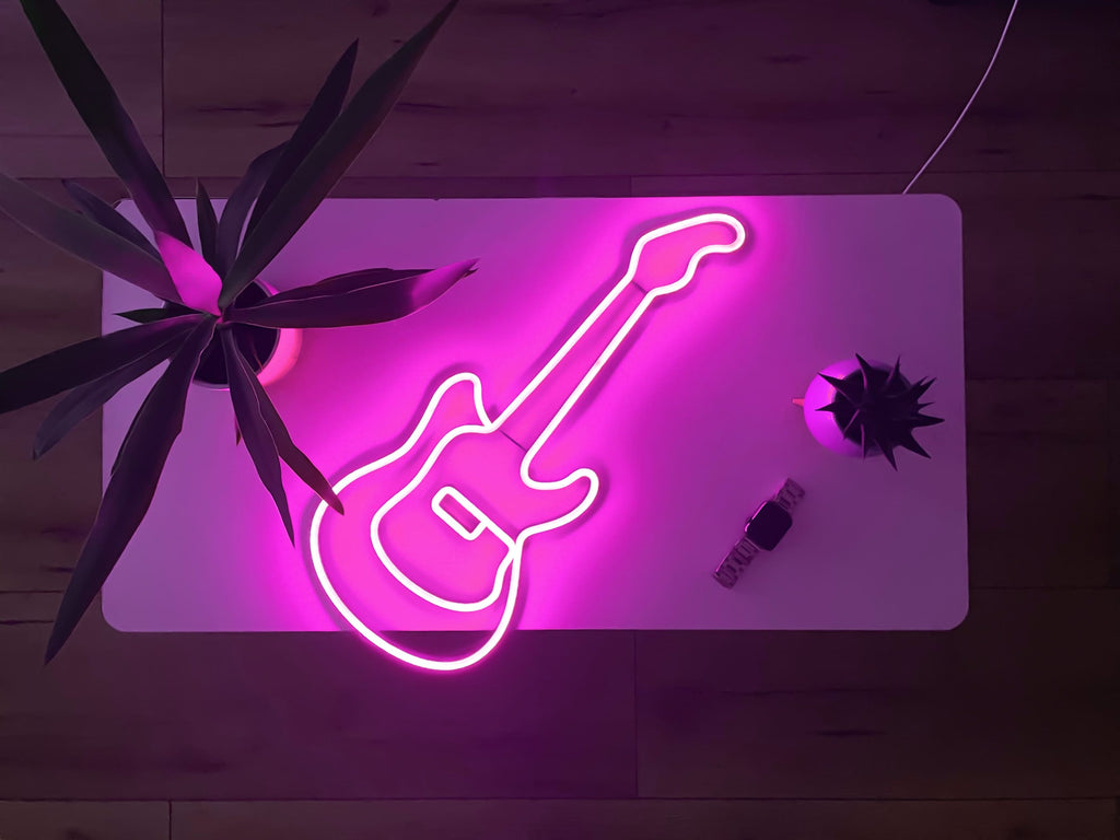 Guitar Neon Sign - Neonon