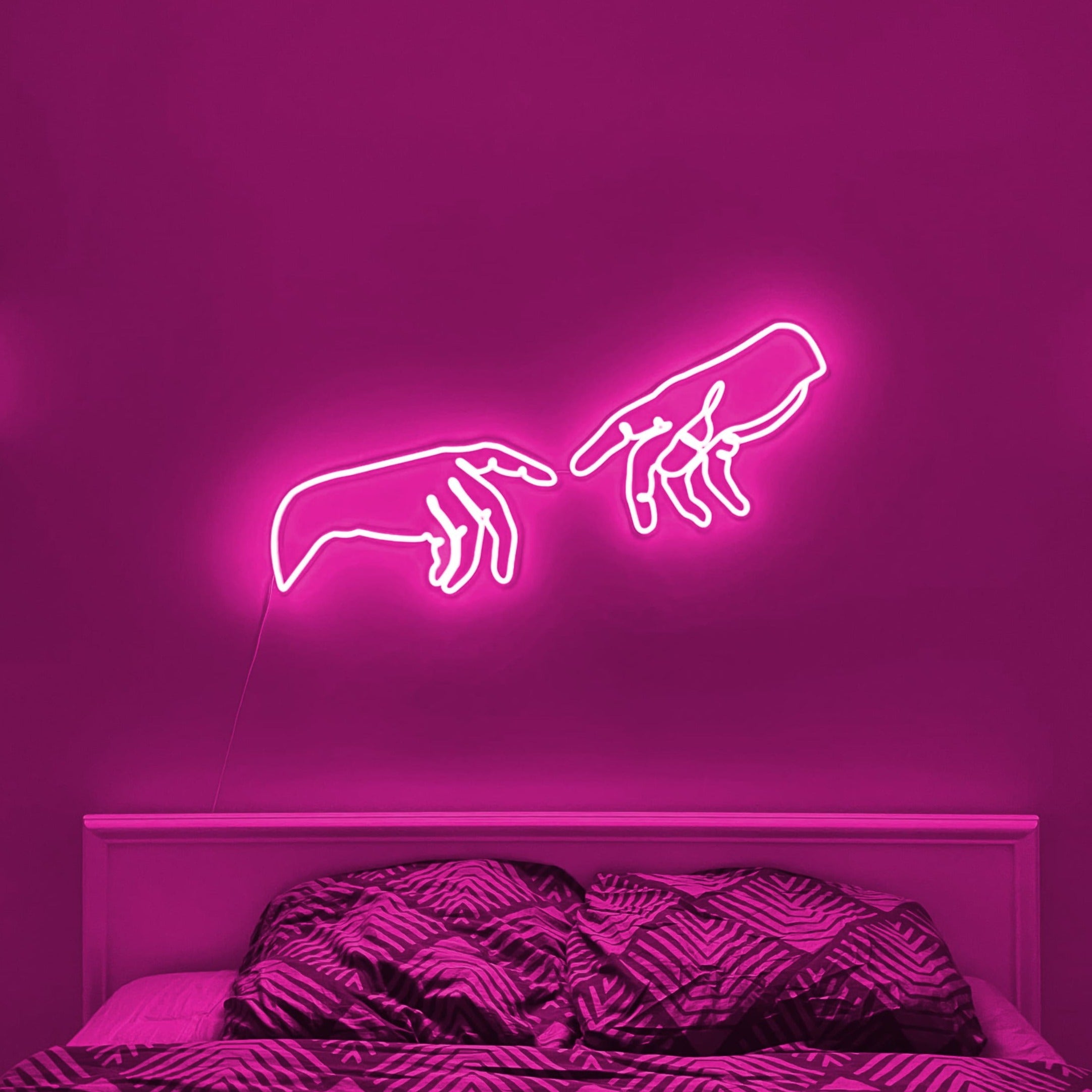 Hands Of God And Adam neon sign - Neonon