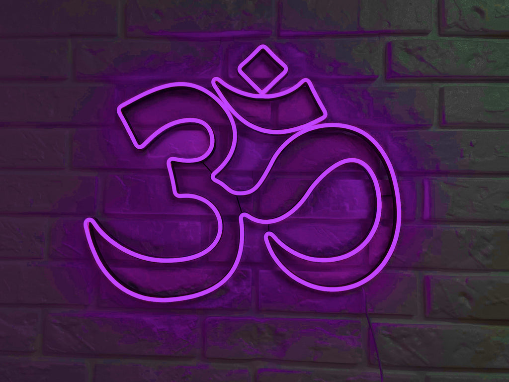 Om Symbol neon sign - Neonon