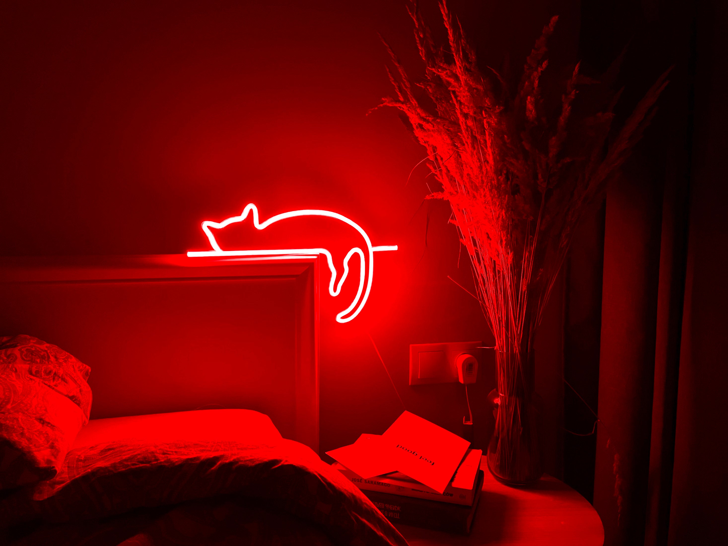 Lazy Cat neon sign - Neonon