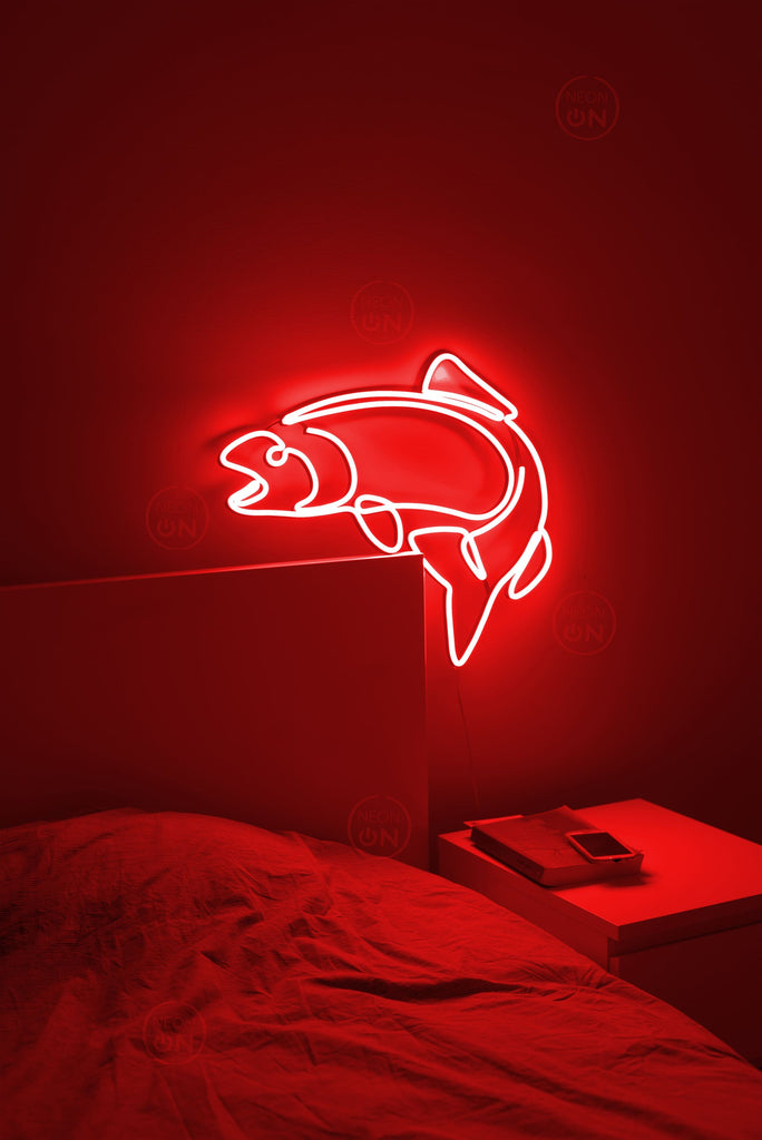 Salmon Fish neon sign - Neonon