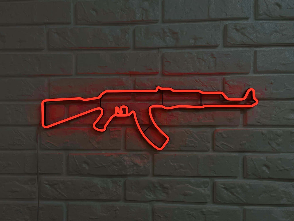 Ak 47 Rifle neon sign - Neonon