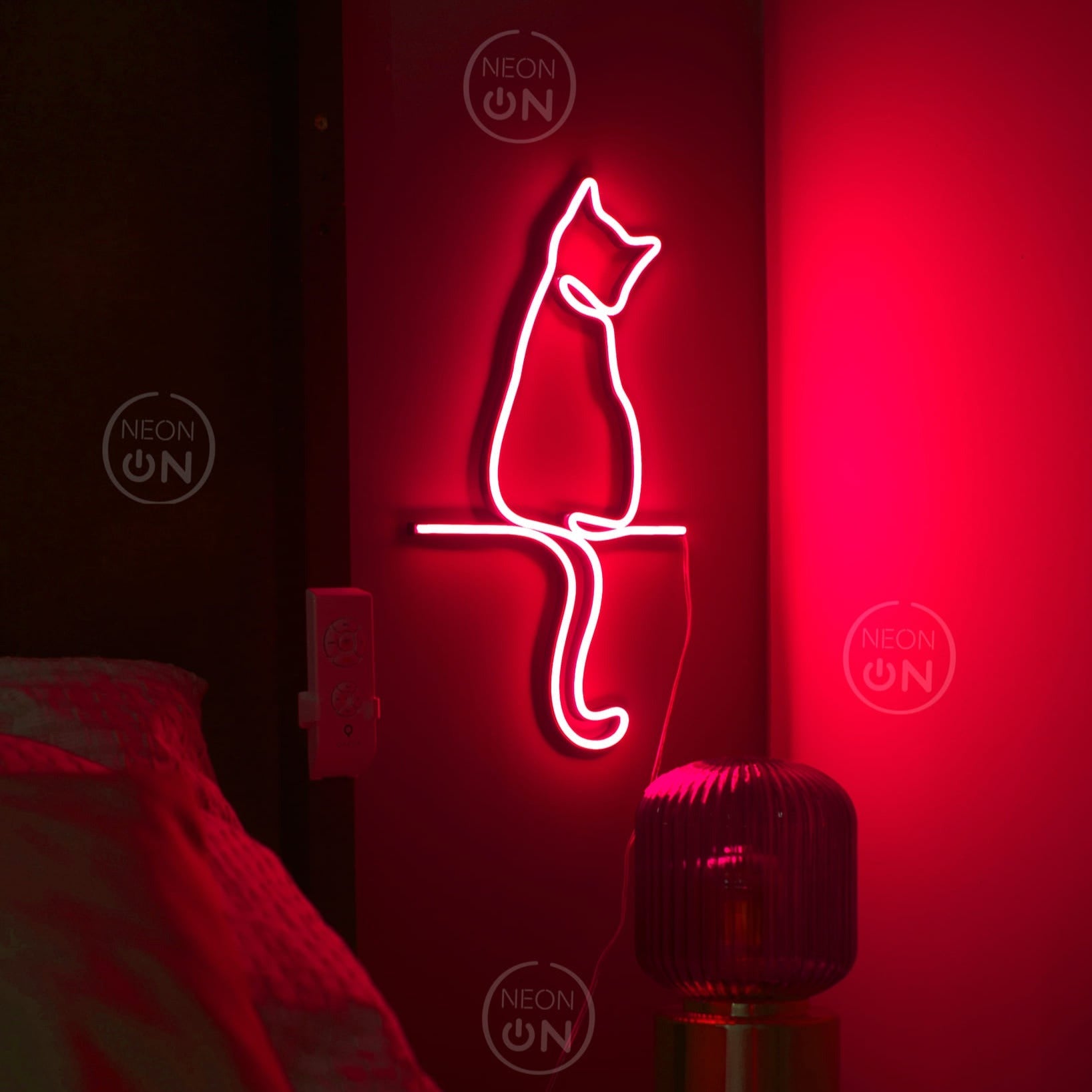 Cat Back View neon sign - Neonon