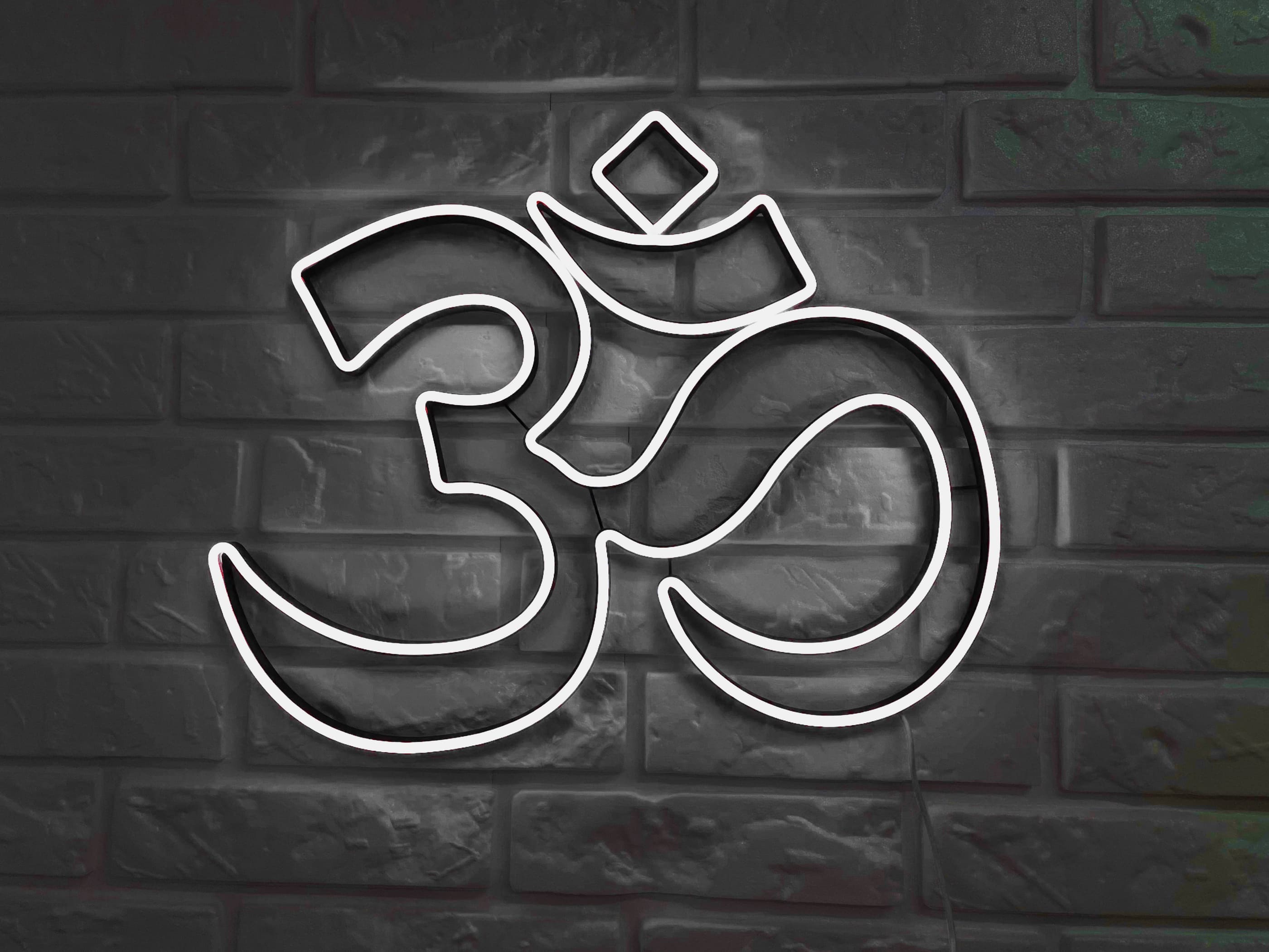 Om Symbol neon sign - Neonon