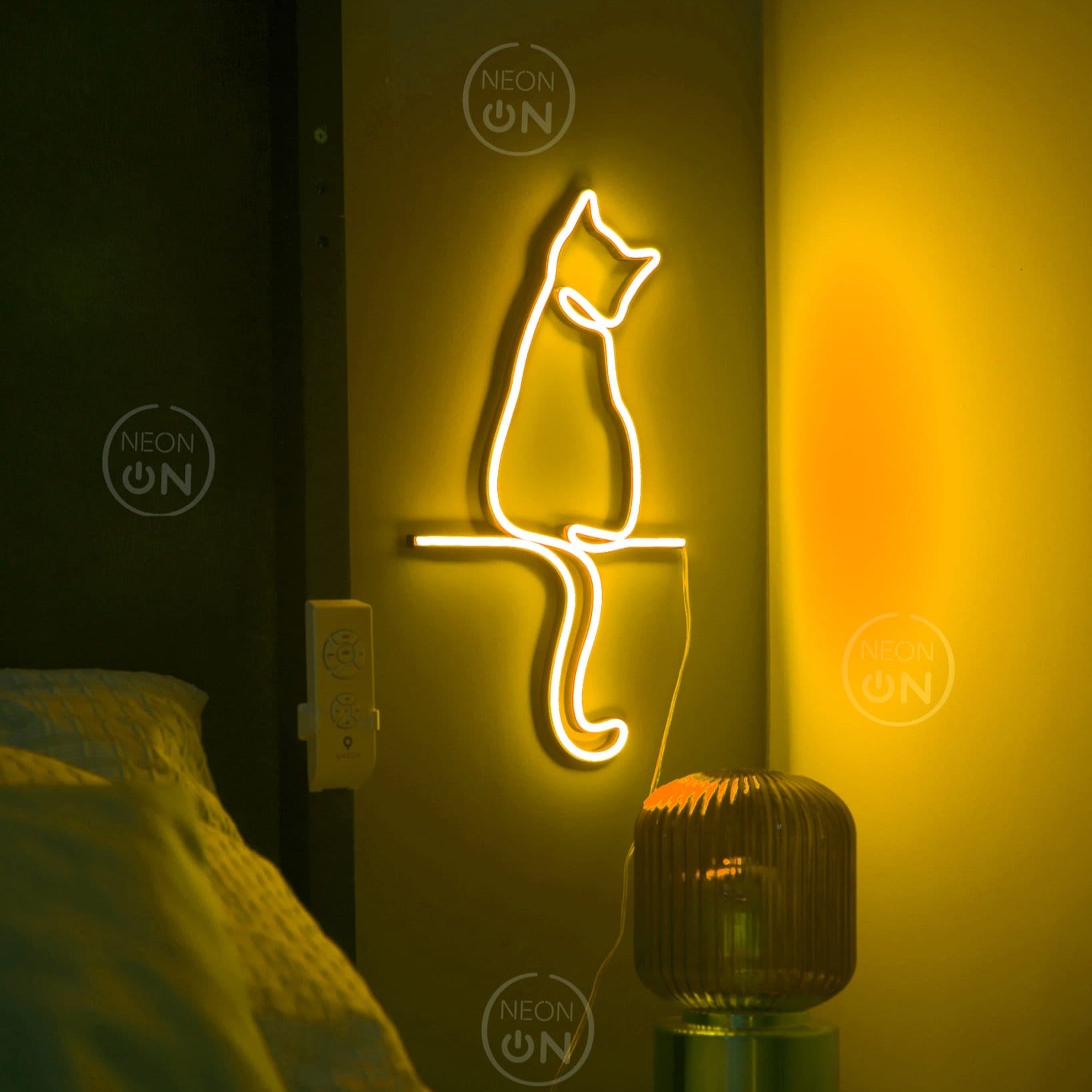 Cat Back View neon sign - Neonon