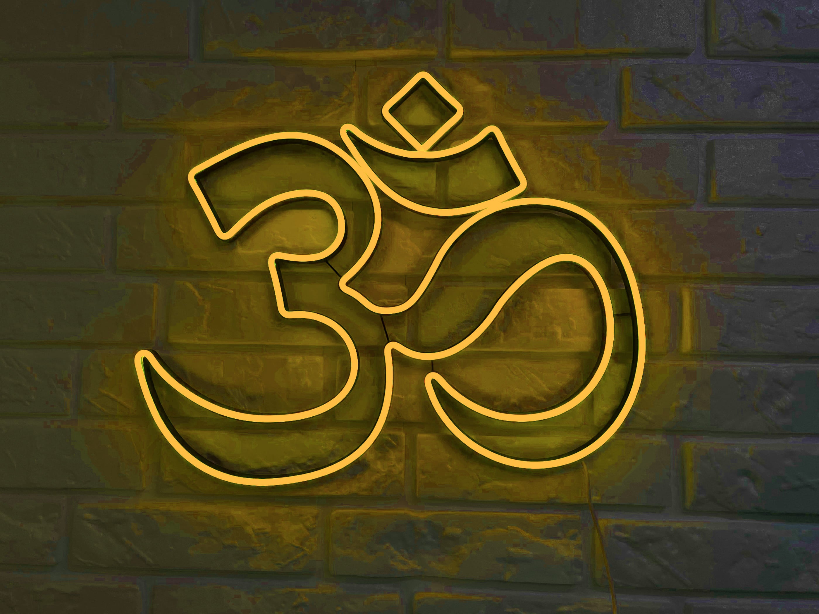 Om Symbol neon sign - Neonon