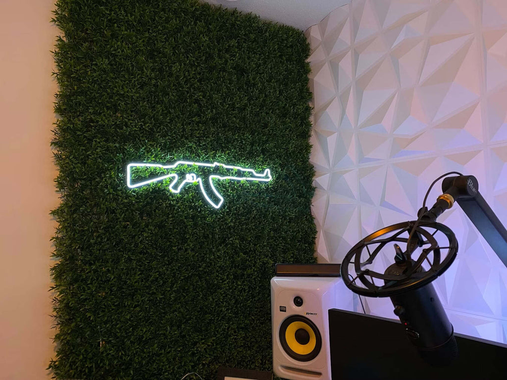 Ak 47 Rifle neon sign - Neonon