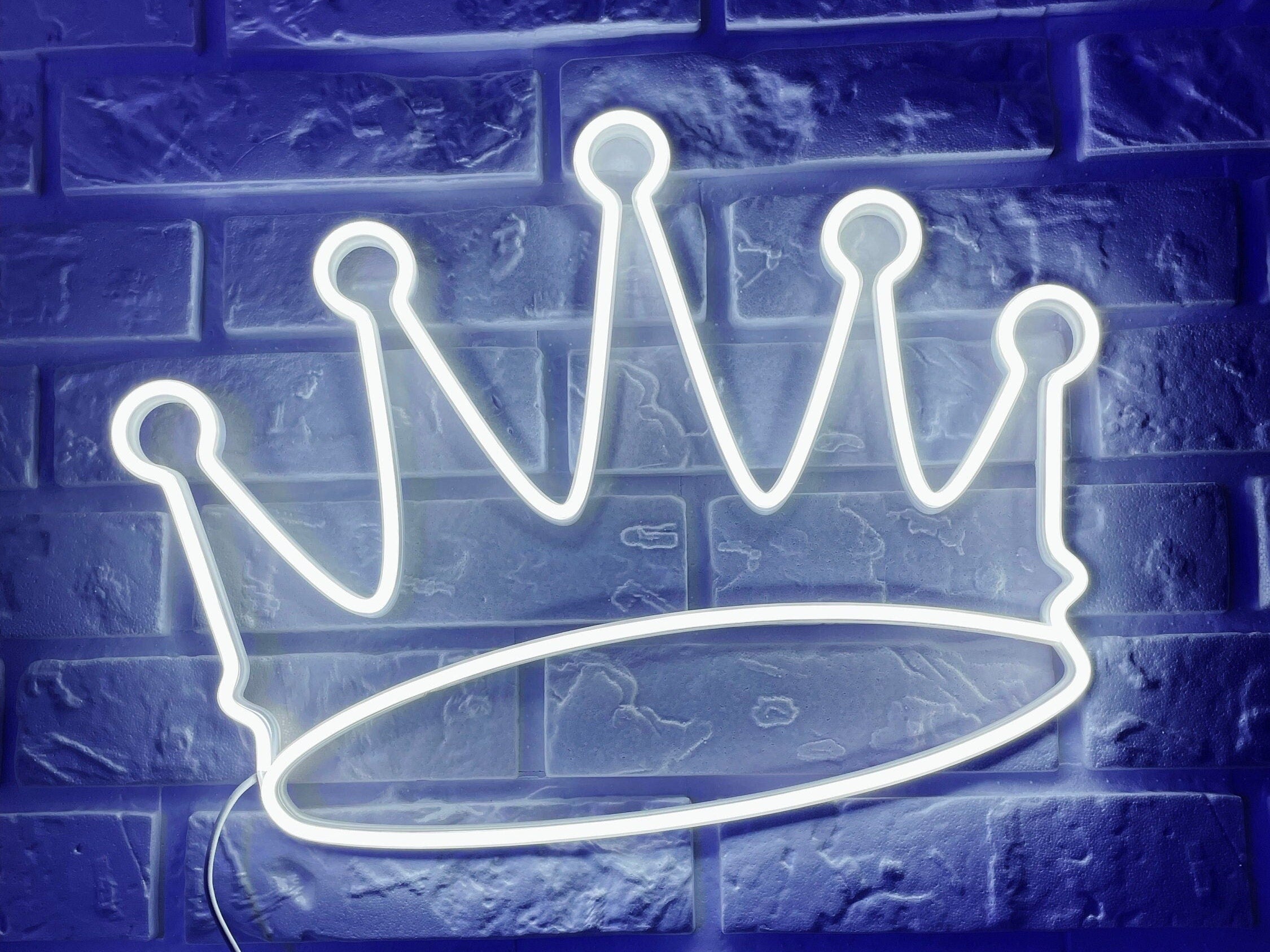 Crown Neon Sign Gift Neon Sign Led Neon Light Sign Led Logo Crown Wall Décor Custom Neon Sign, Bride Party Room Decoration, Neon Crown, gift