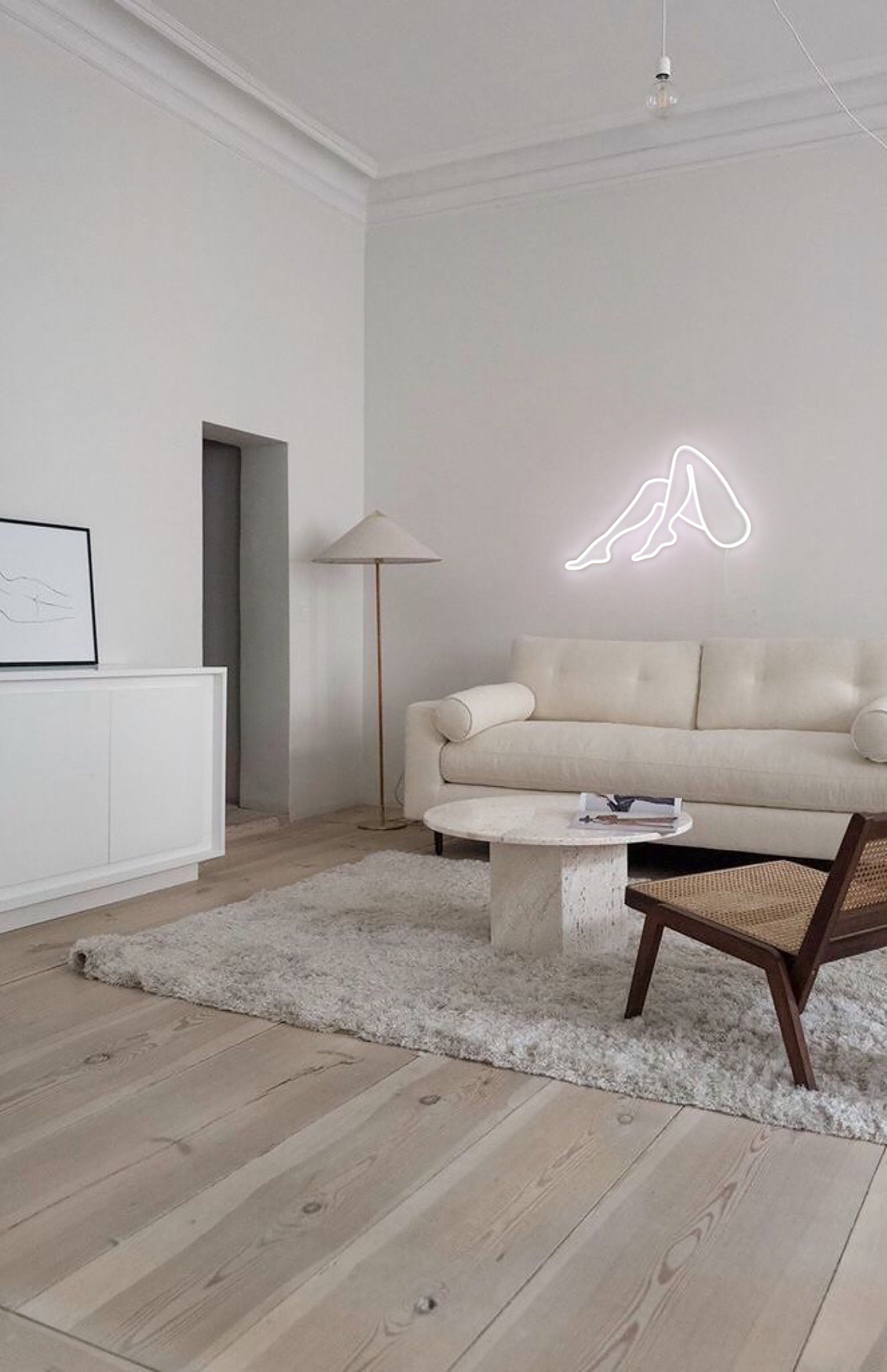 Legs women girl neon Wall Decor Leg Decoration Home Art Mural Wall Art Neon Custom Desk light decor woman body