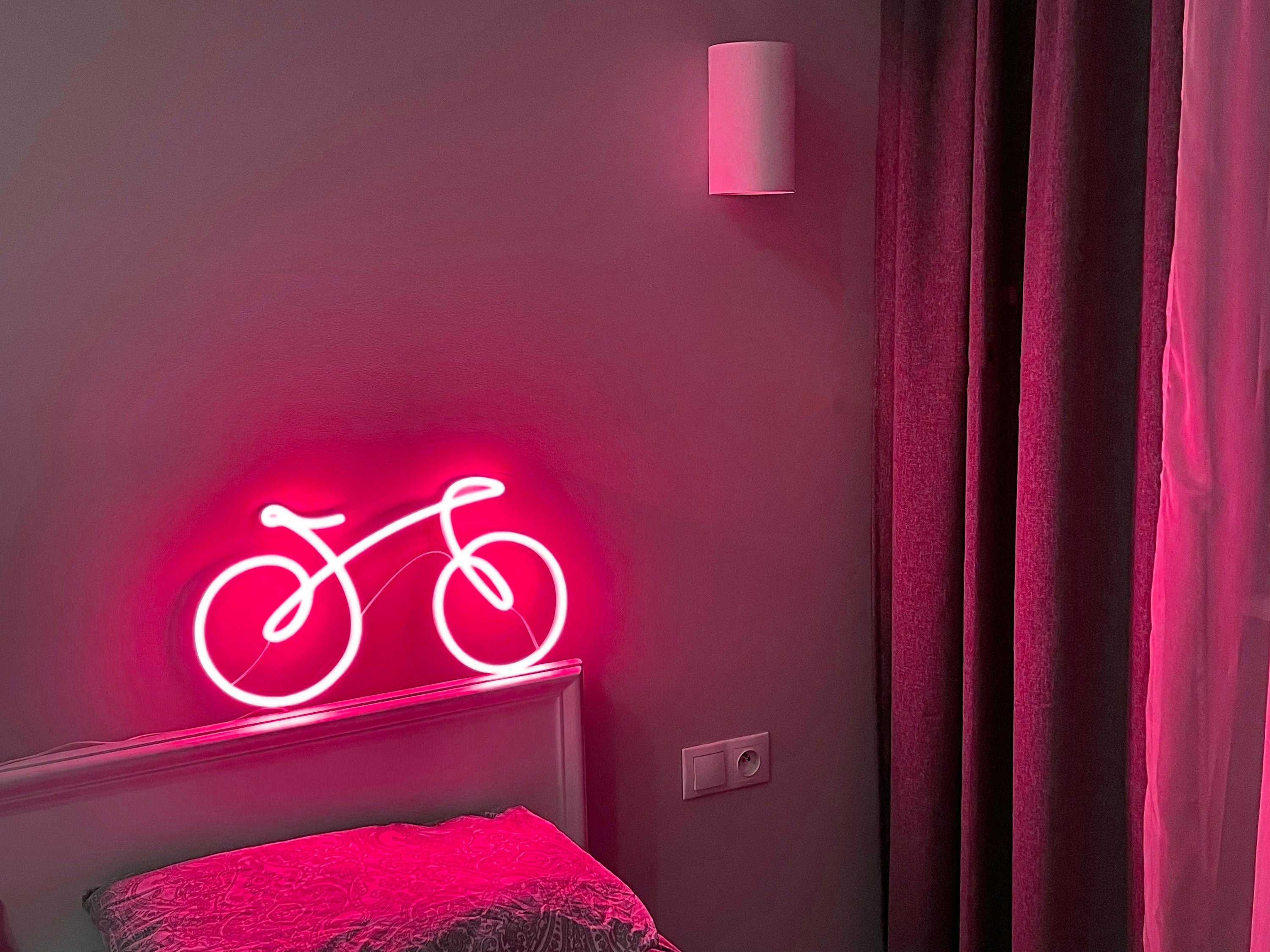 bike bicycle wall art, bike bicycle neon sign, bicycle wall decor, bike art, bicycle art, bicycle neon wall decor, bicycle gift, bike led