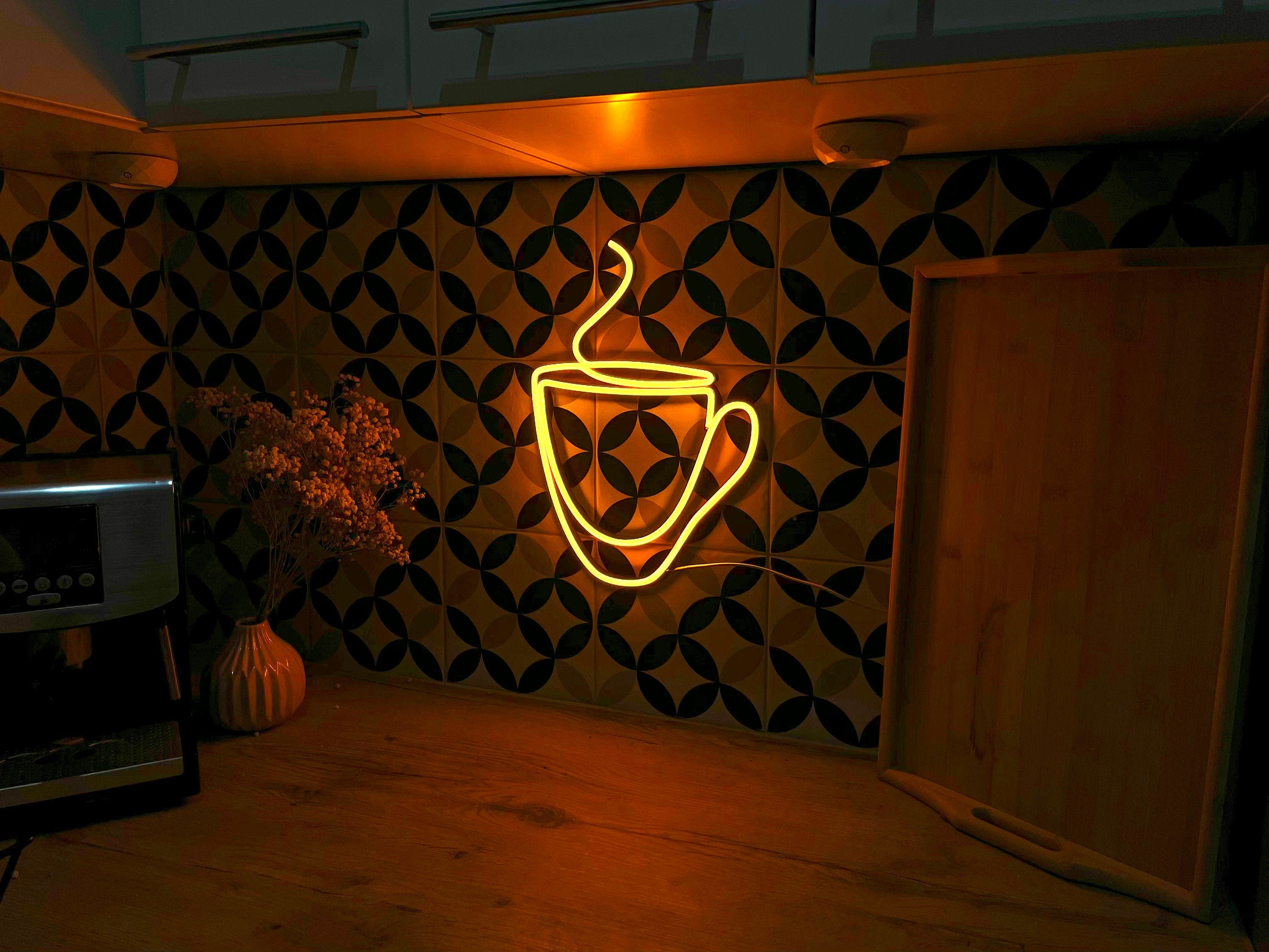 coffee bar neon sign , kitchen decor, coffee cup wall decor, coffee led, kitchen wall decor, coffee Kitchen Decor, neon sign bedroom