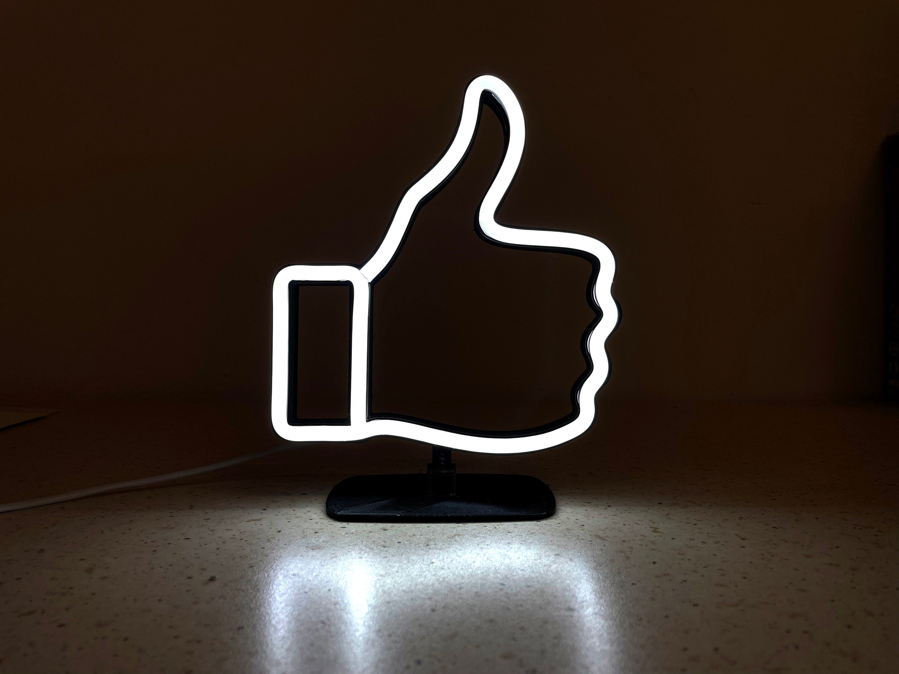 like thumb up neon desk light Neon Sign like Led guitar Art Light Sign Led Logo table Decor Custom Neon Sign gift neon bedroom like