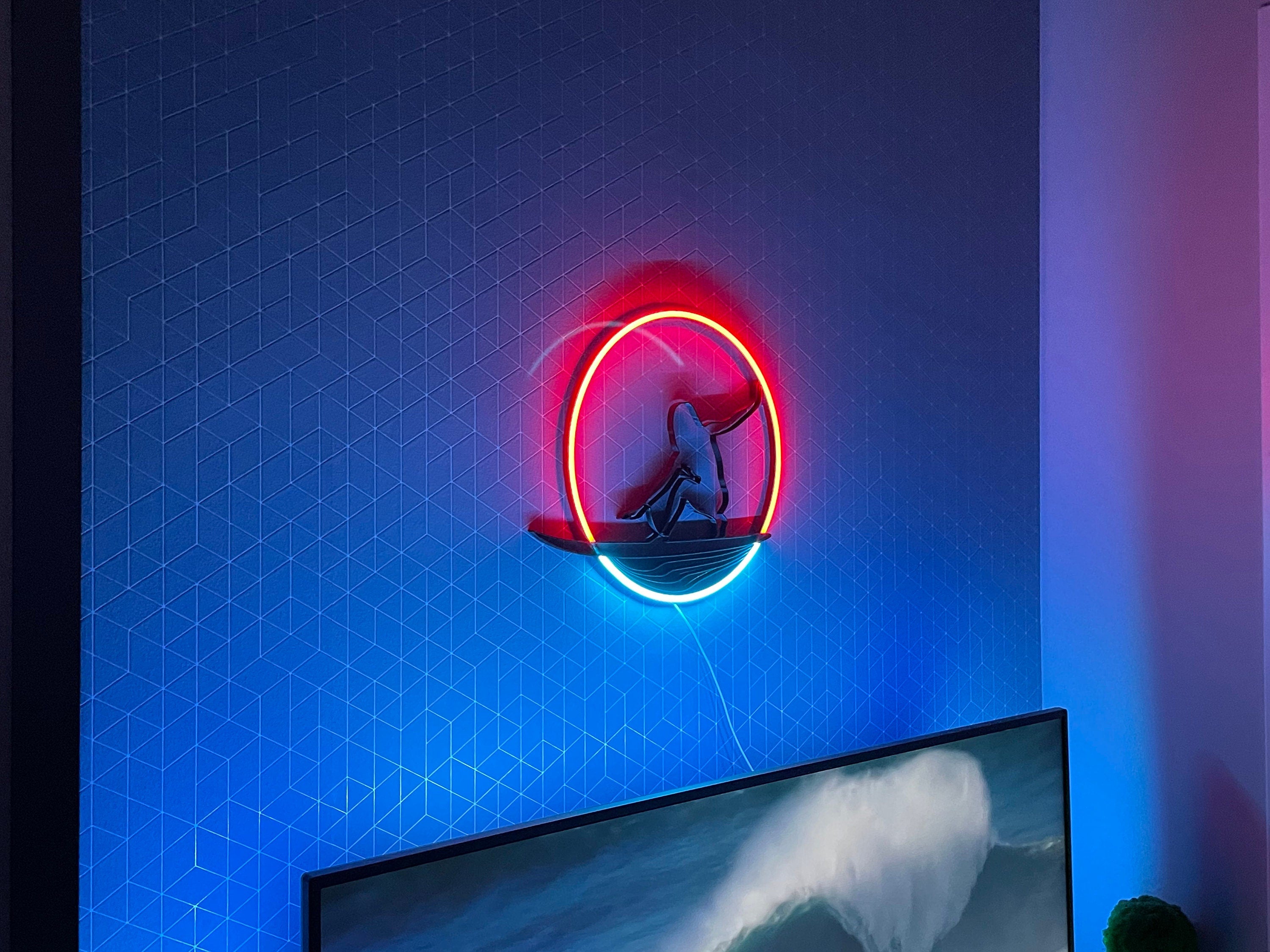 surf Neon Sign sea Led ocean Art Light Sign Led Logo wave Wall Décor Custom Neon Sign Room Decor gift neon bedroom neon light neon bedroom