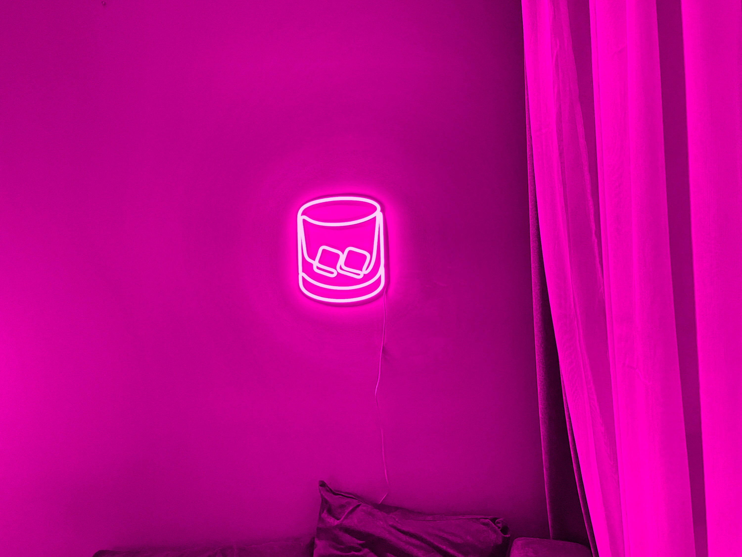 whisky lover art , whisky neon sign, whisky glass wall decor, neon light, whisky wall decor, neon bedroom Decor, neon sign wall art