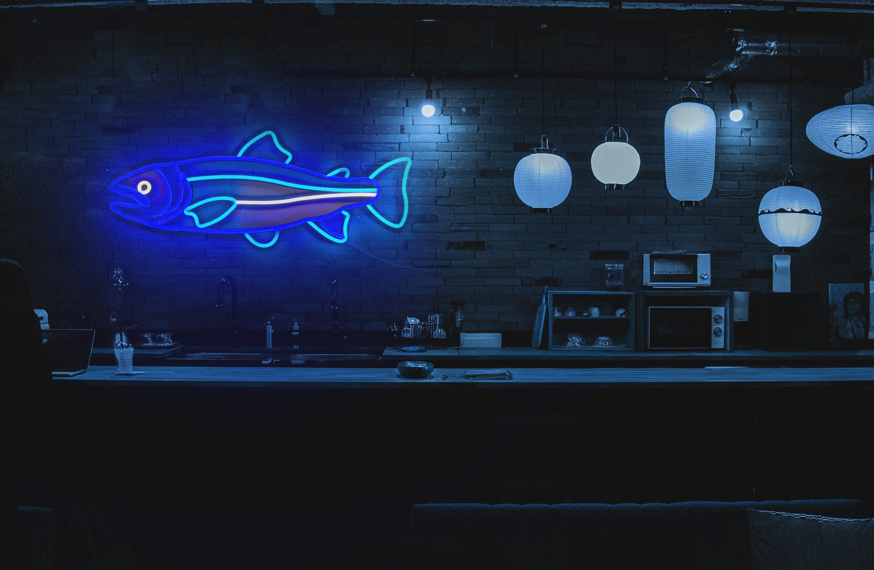 salmon fish Neon Sign salmon decor Led sea Art Light Sign Led Logo sailor Wall Décor Neon Sign Party Room Decoration salmon neon bedroom