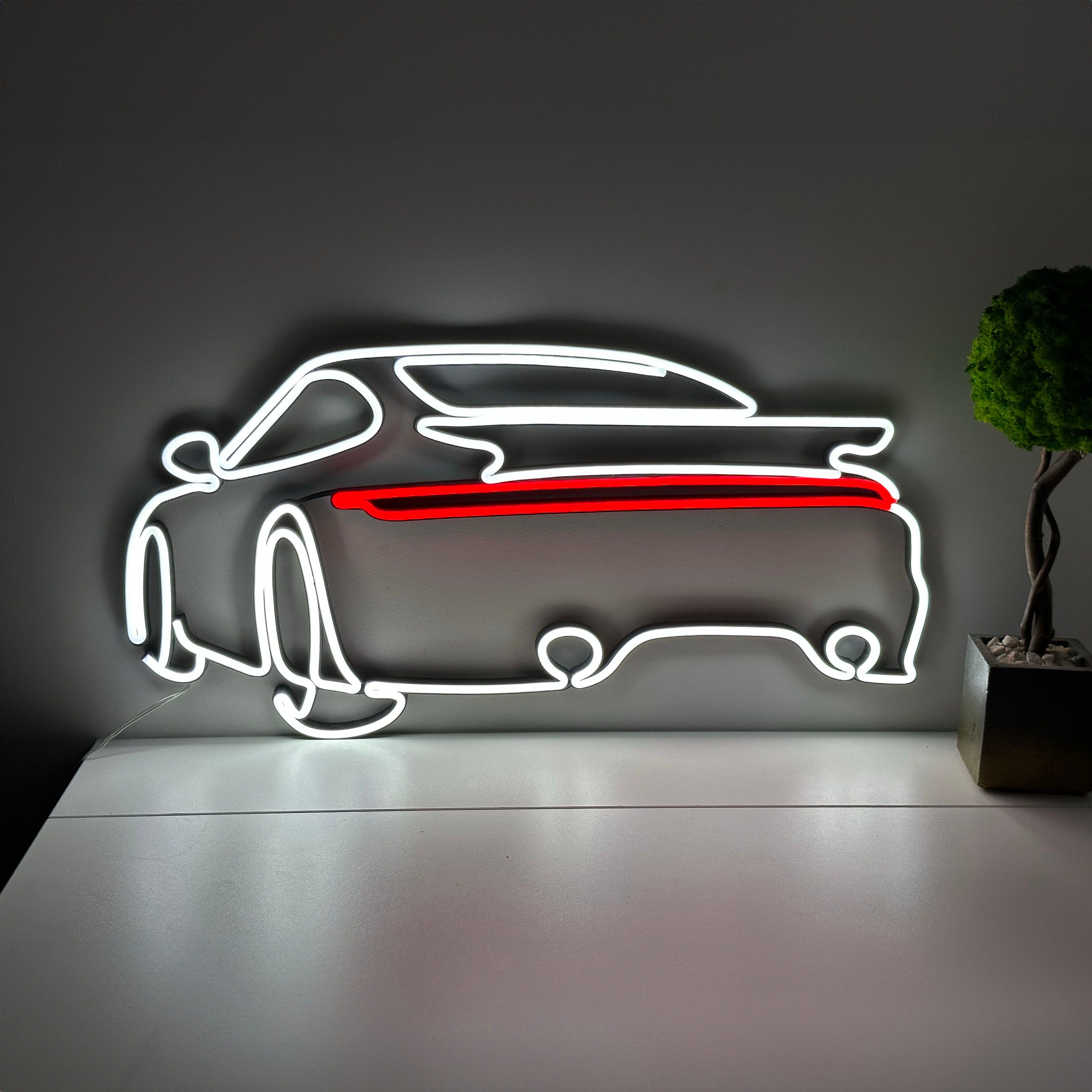 neon sign wall art car neon bedroom garage wall decor car art wall decor, neon wall decor, car sign gift car led custom interior
