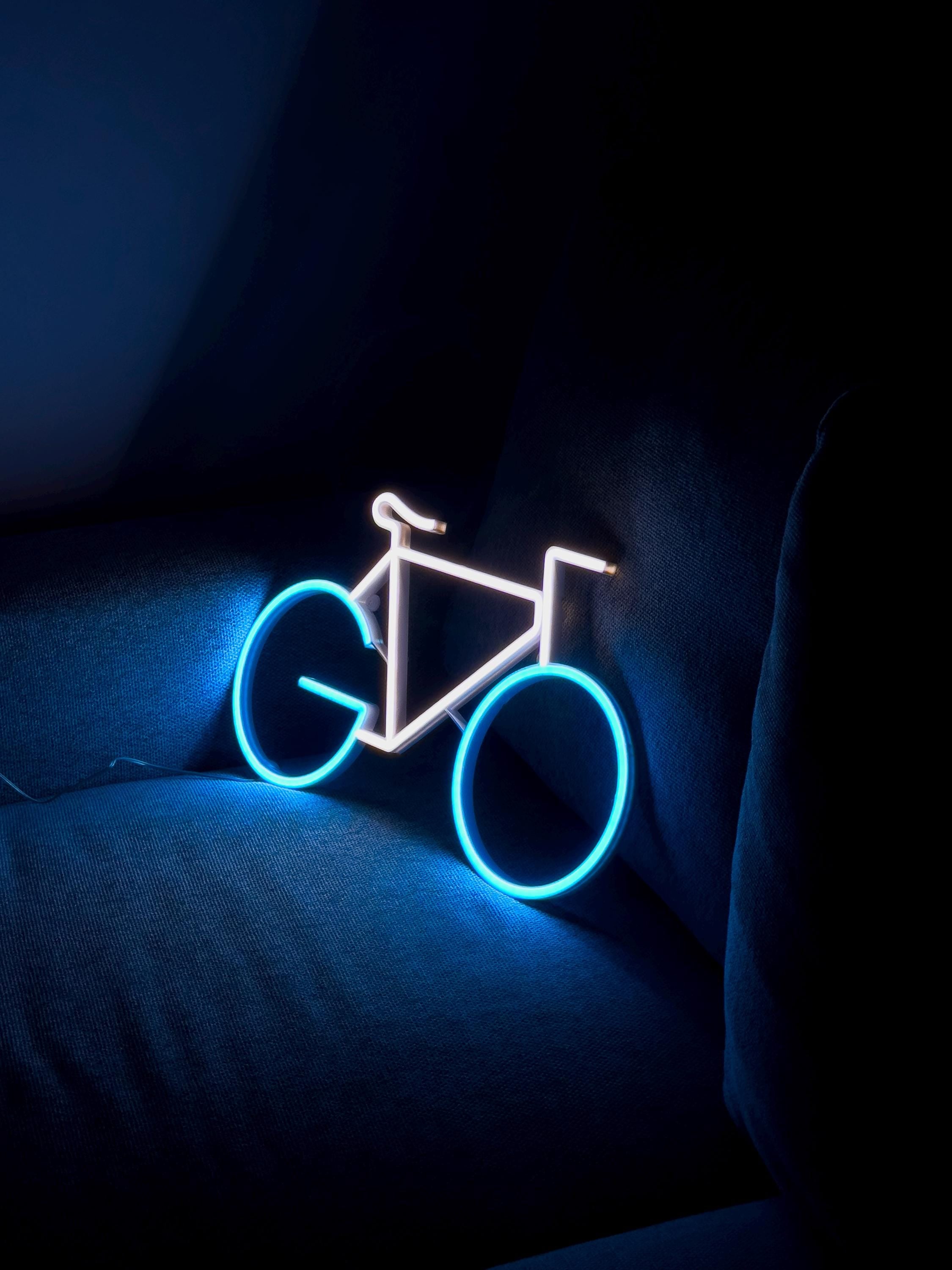 Bicycle LED Neon Sign, Bike Wall Decor, Bicycle Art, Neon Bike Gift, Bicycle Wall LED Sign, Unique Bike Art & Decor